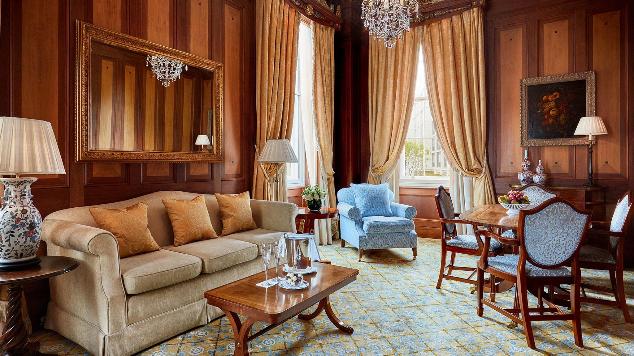 Buckingham Suite sala de estar - buckingham suite - suite vista londres