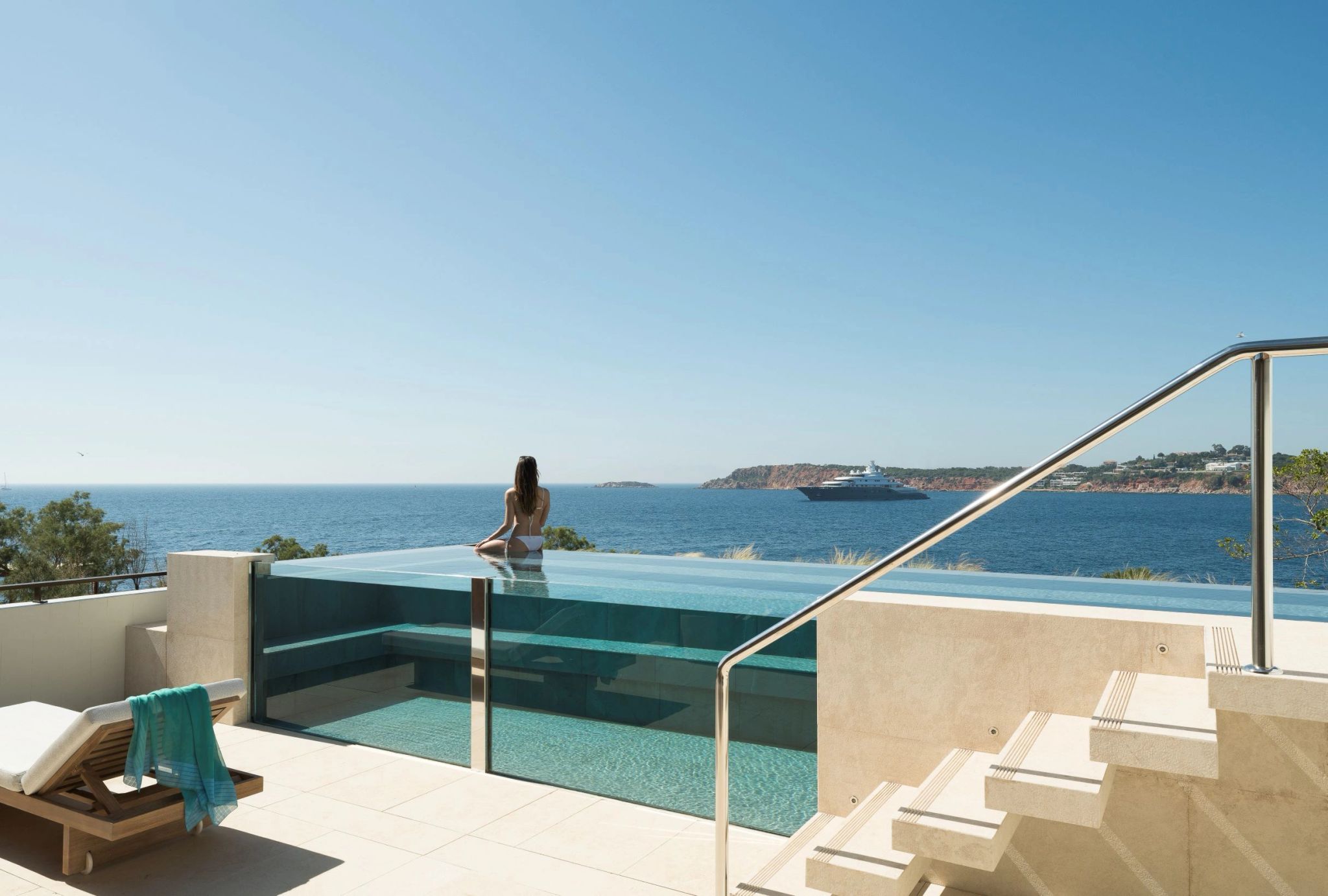 Nafsika Sea View Terrace Suite Pool piscina privativa - terraço vista mar - suite com piscina