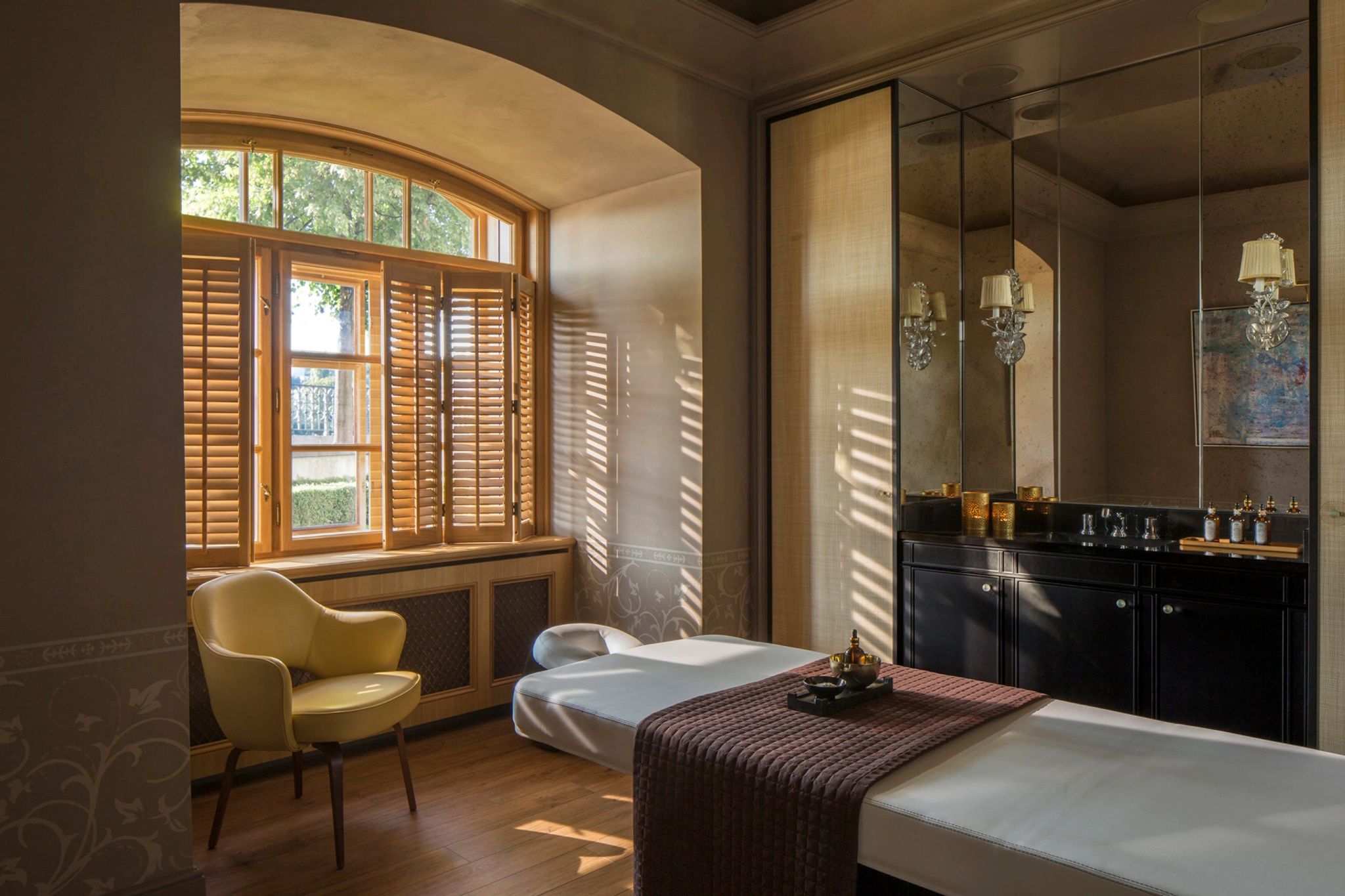 Ava Spa area de spa com decoracao classica e ambiente tranquilo no four seasons prague