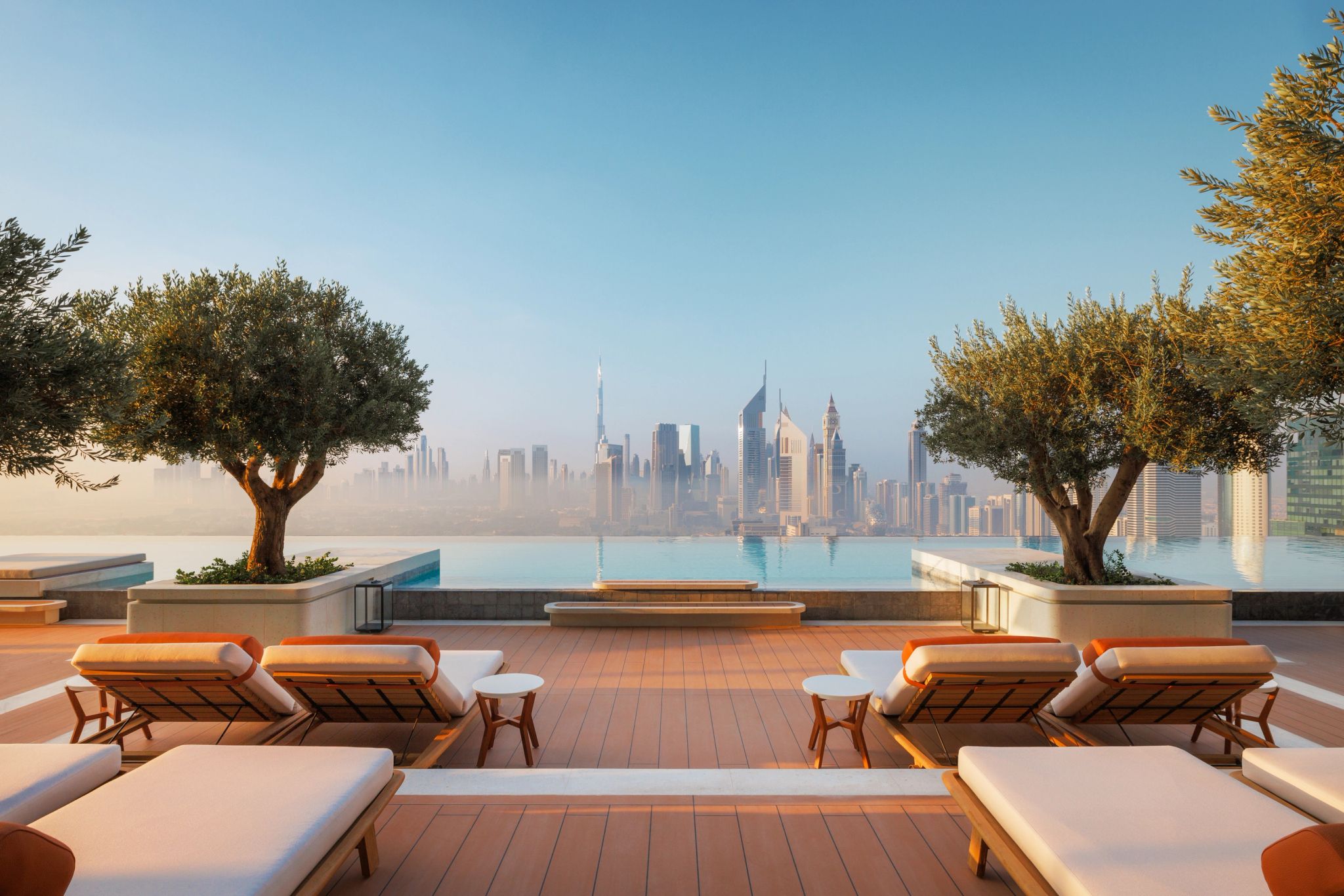 piscina com vista – piscina ao ar livre – vista dubai