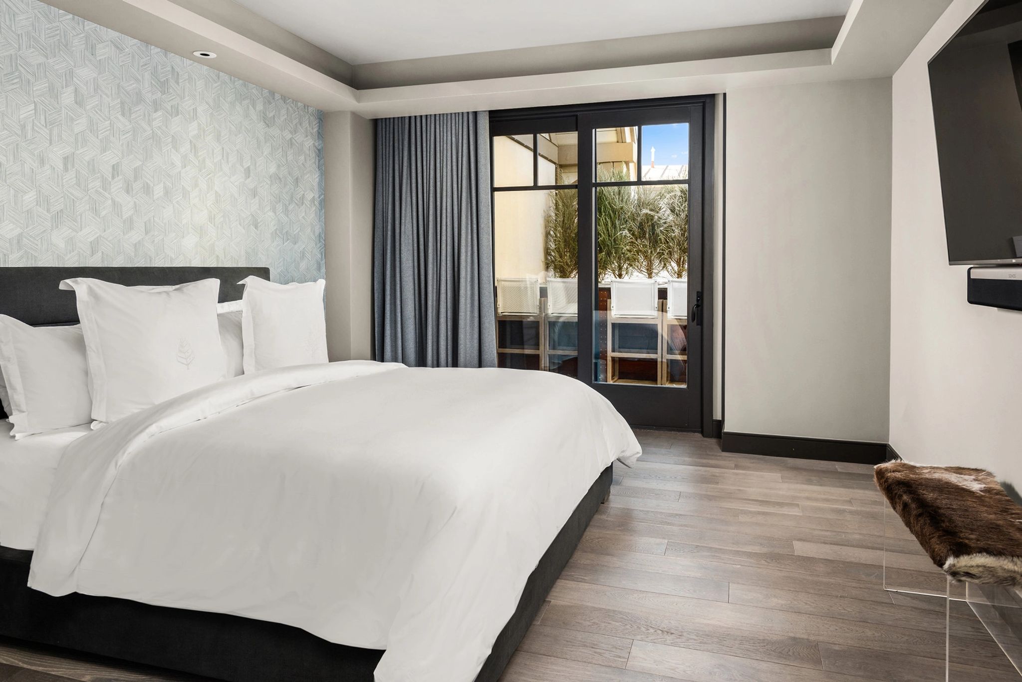 Woods Five Bedroom Residence cama king - quarto com varanda - varanda privativa