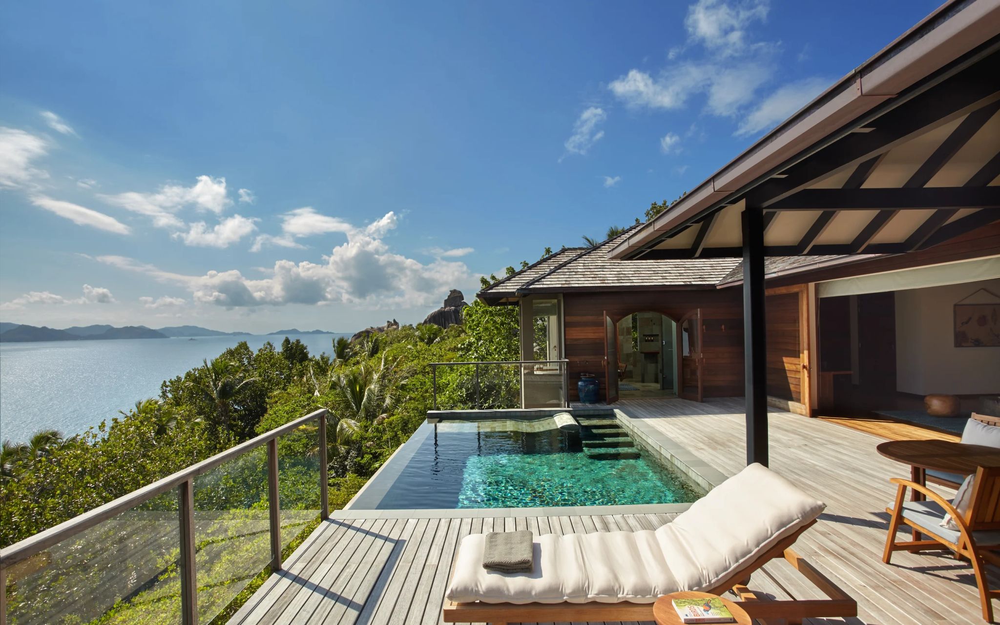 Panorama Pool Villa piscina panoramica villa - infinity pool seychelles - pool vista oceano