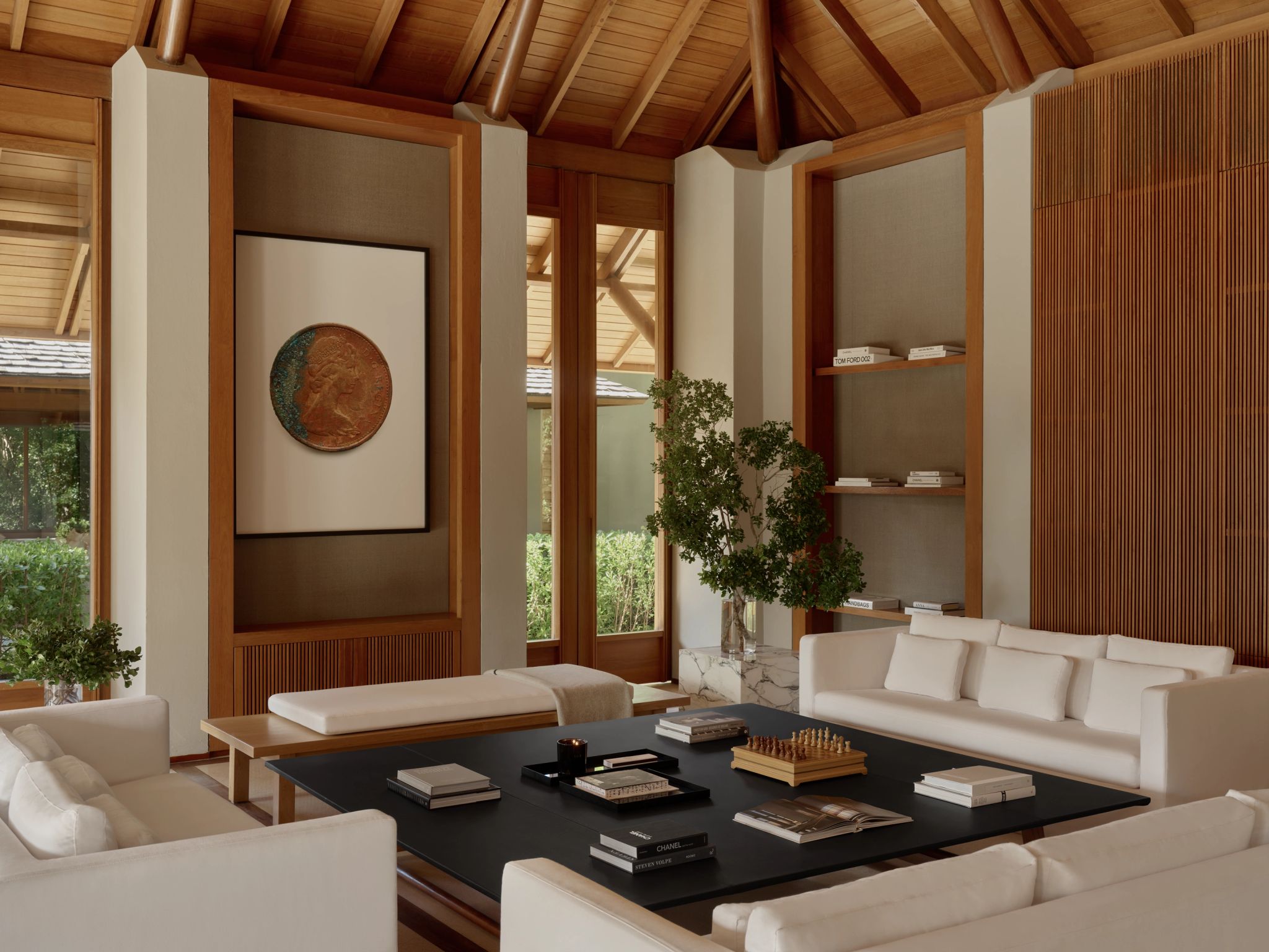 Three Bedroom Tranquility Villa vila privativa - sala de estar