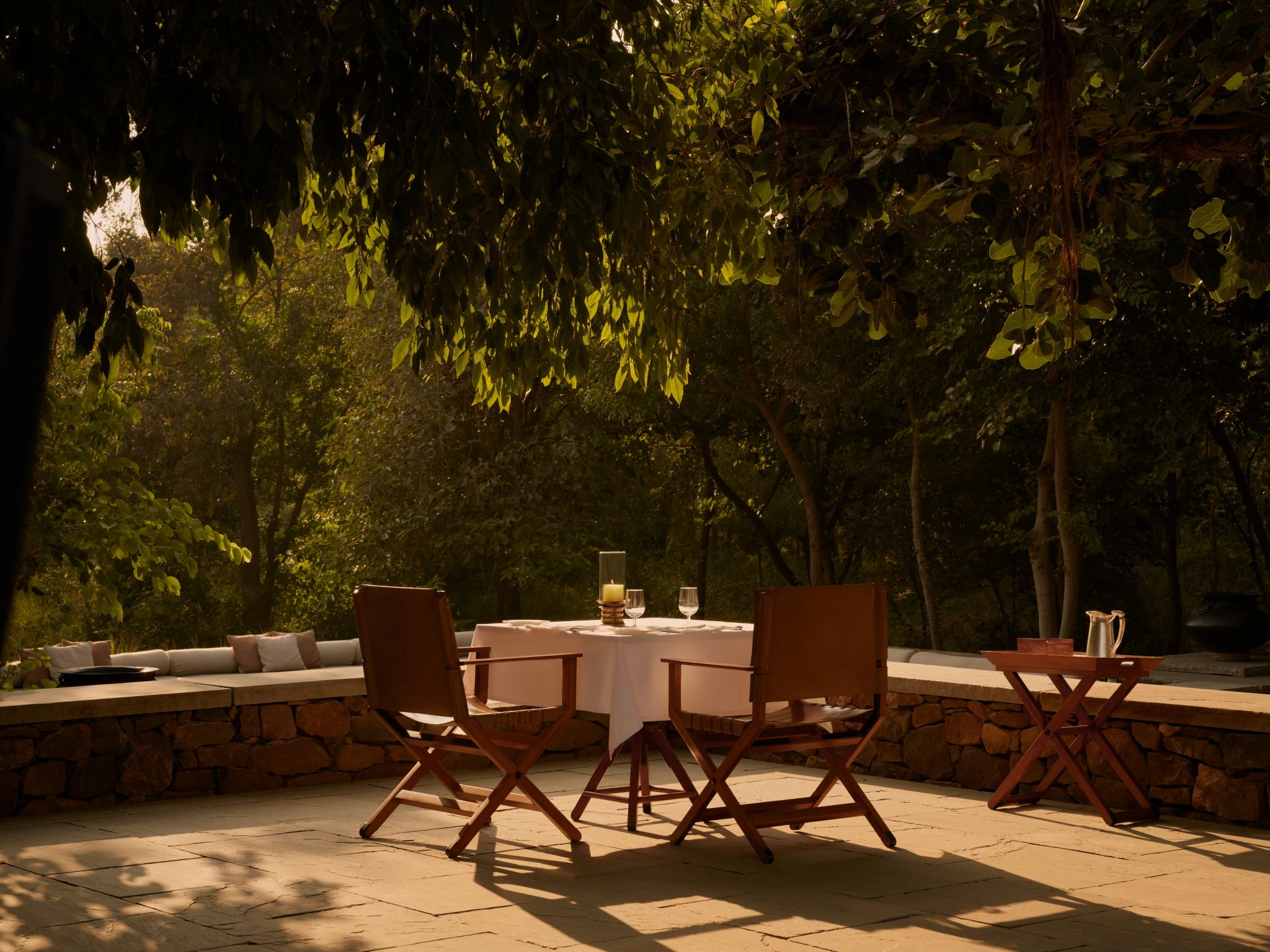 Terraço do restaurante Dining Tented area gourmet - almoço ao ar livre - terraço gourmet