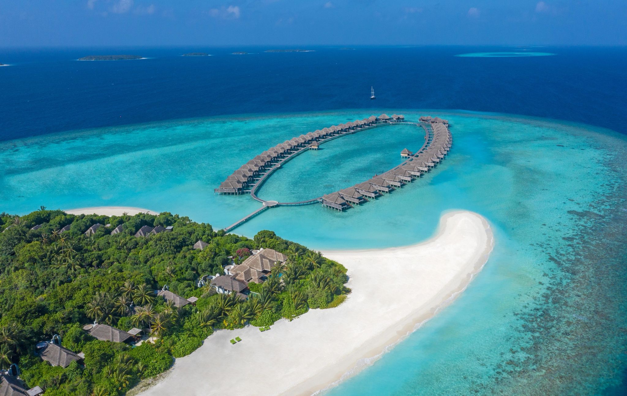 hospedagem maldivas - natureza - paisagem natural - water villas