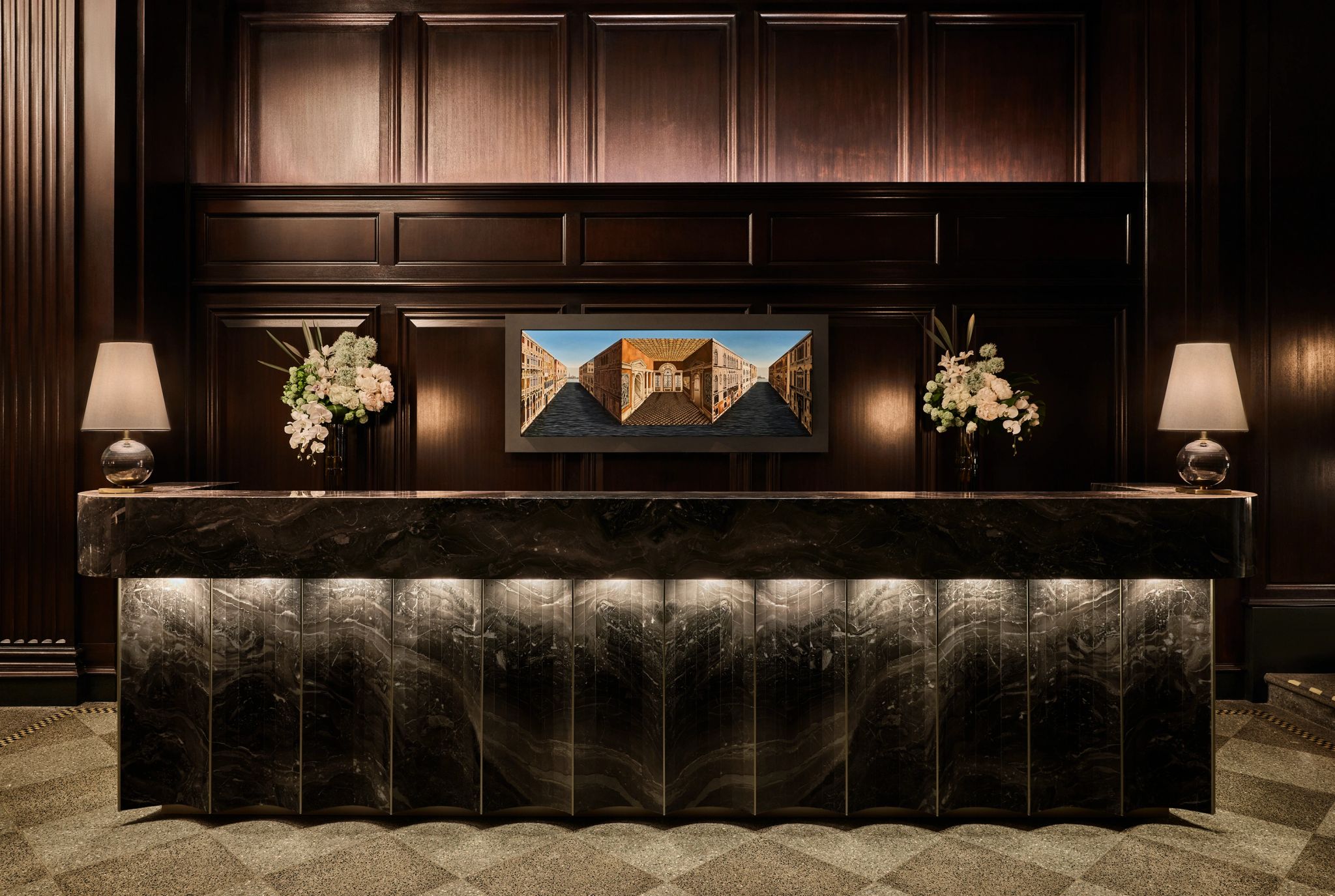 Recepção lobby - recepçao hotel - decoraçao de luxo