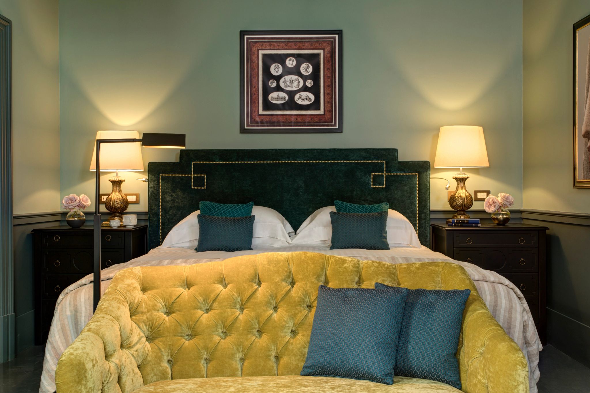 Spagna Penthouse Terrace quarto de hotel - quarto casal - cama king