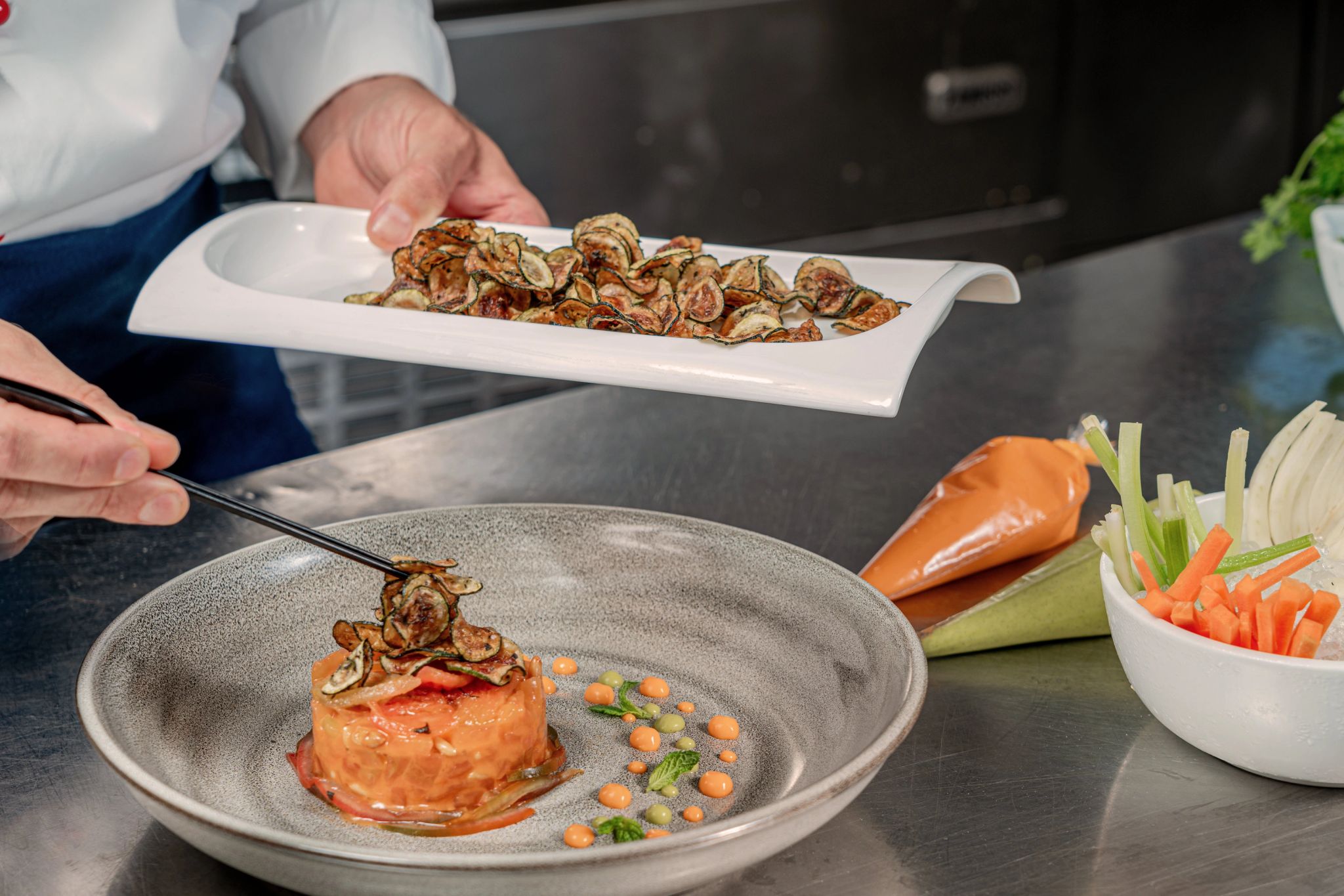 Restaurante The Grill pratos gourmet - culinaria mediterranea - comida saudavel