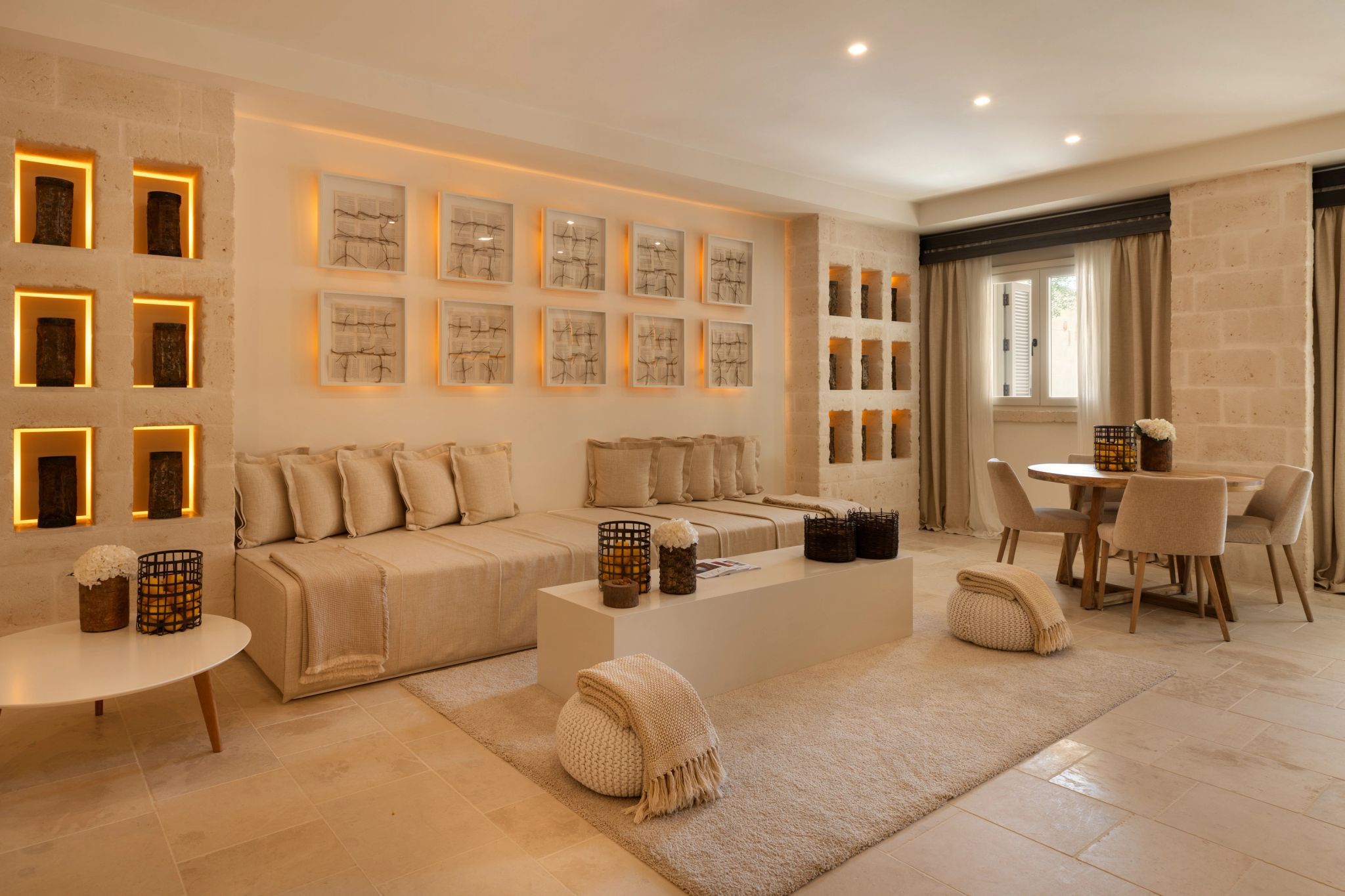 La Emma sala de estar – sala hotel – design de luxo