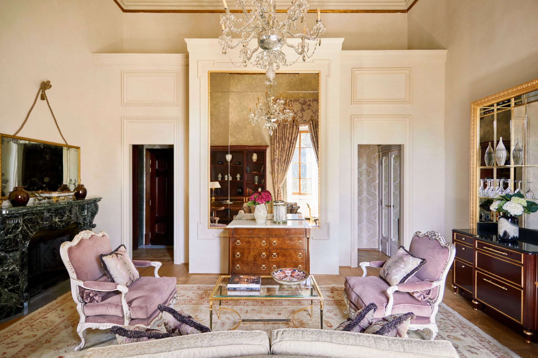 sala de estar – suite com sala – moveis classicos