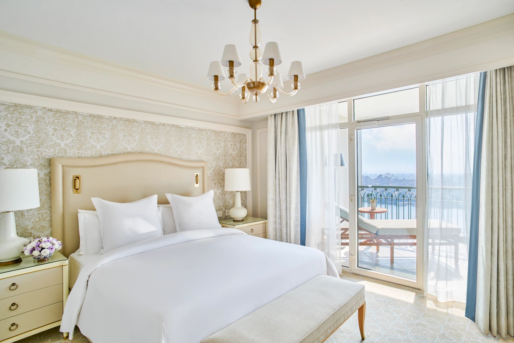 Premium Executive Suite cama de casal - vista panoramica - suite de luxo