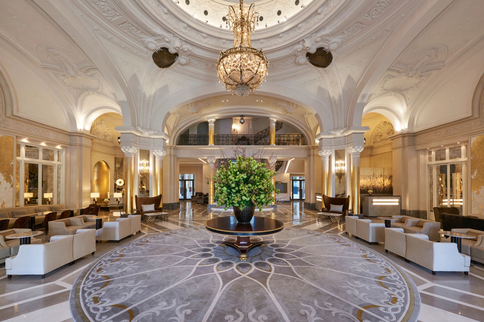 Hôtel de Paris Monte-Carlo hall de entrada - recepcao do hotel - entrada principal hotel