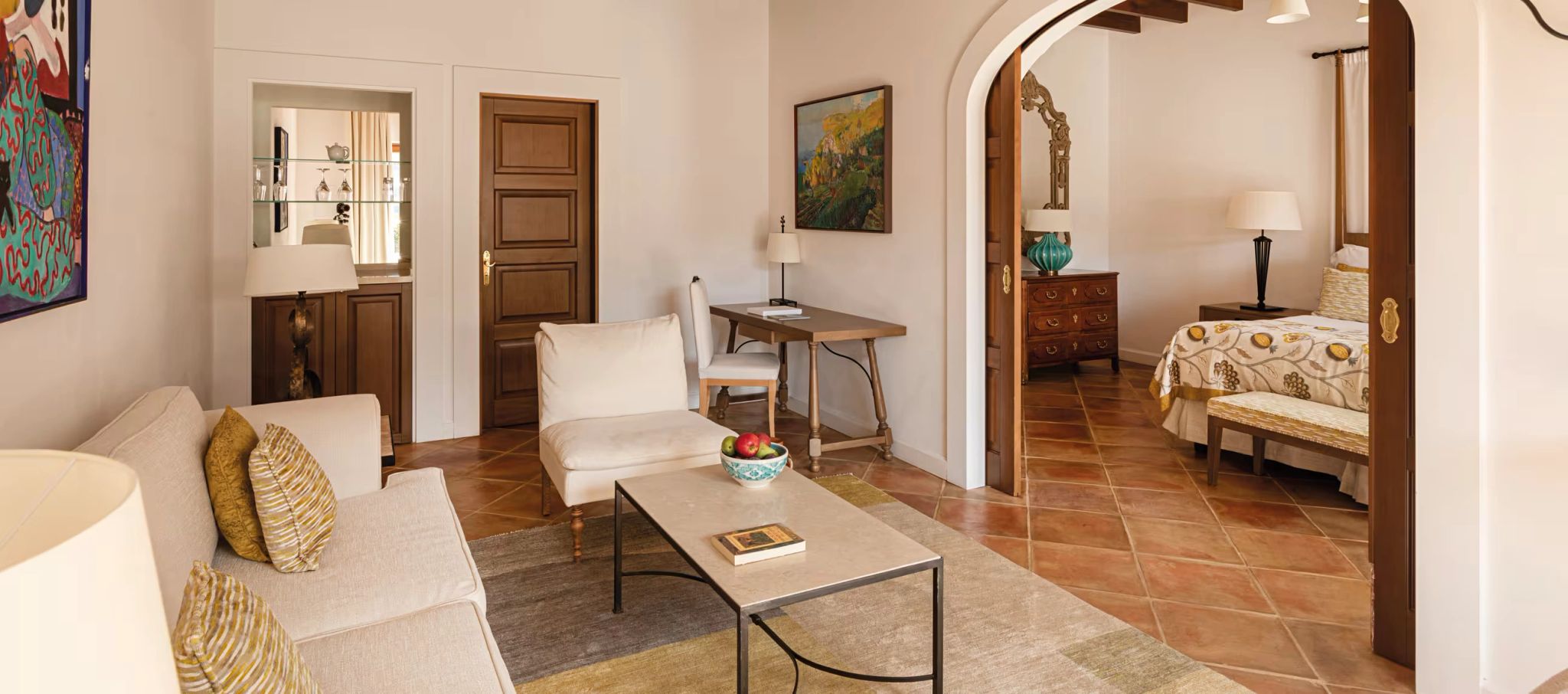 Executive Suite quarto com sofa - quarto grande - cama king