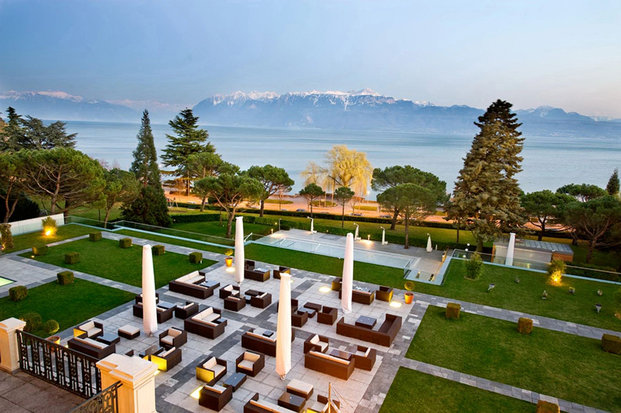 restaurante – vista lago- alta gastronomia