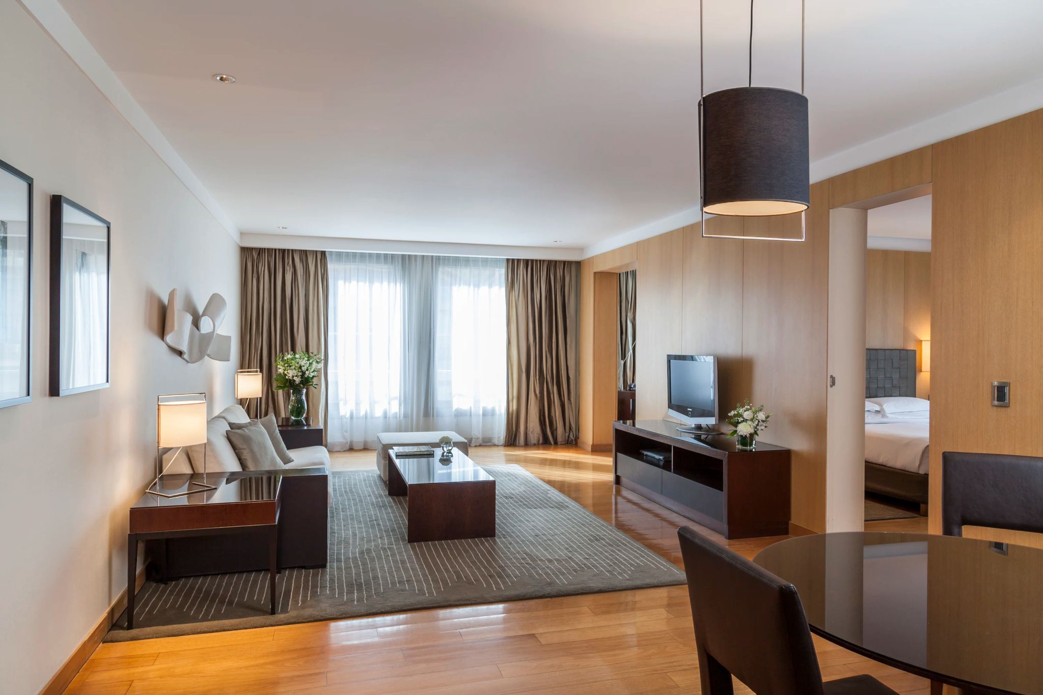 sala de estar suite executiva - sala de estar premium