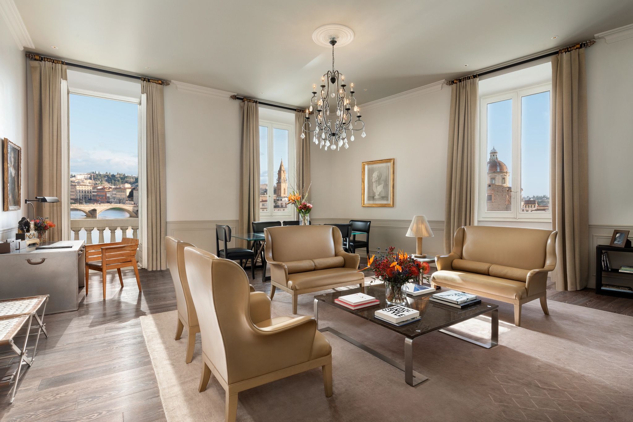 suite grande - sala de estar - vista rio nilo