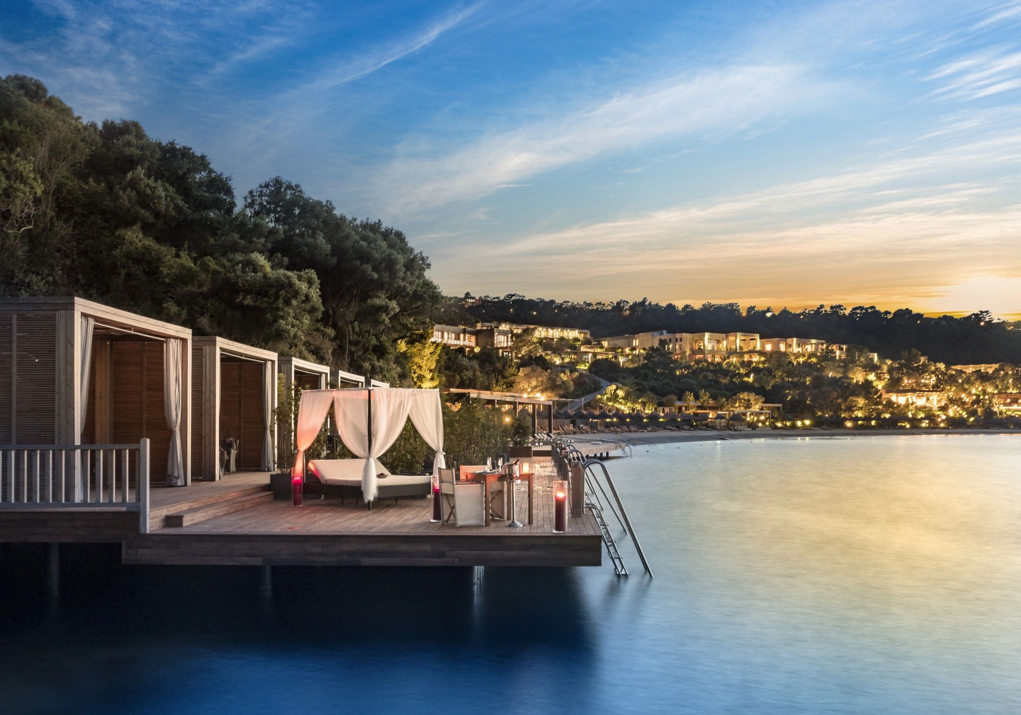 Cabanas na praia cabana beira mar - lazer ao ar livre - vista por do sol