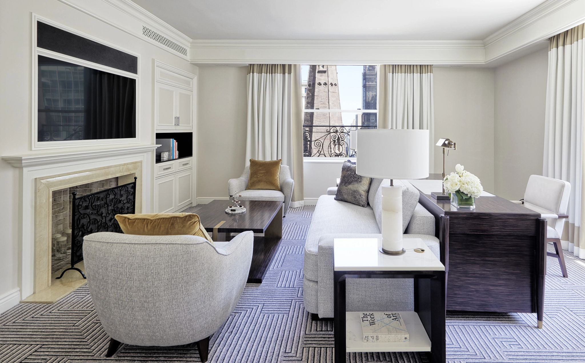 Deluxe Suite area de trabalho – mesa de trabalho – sala de estar