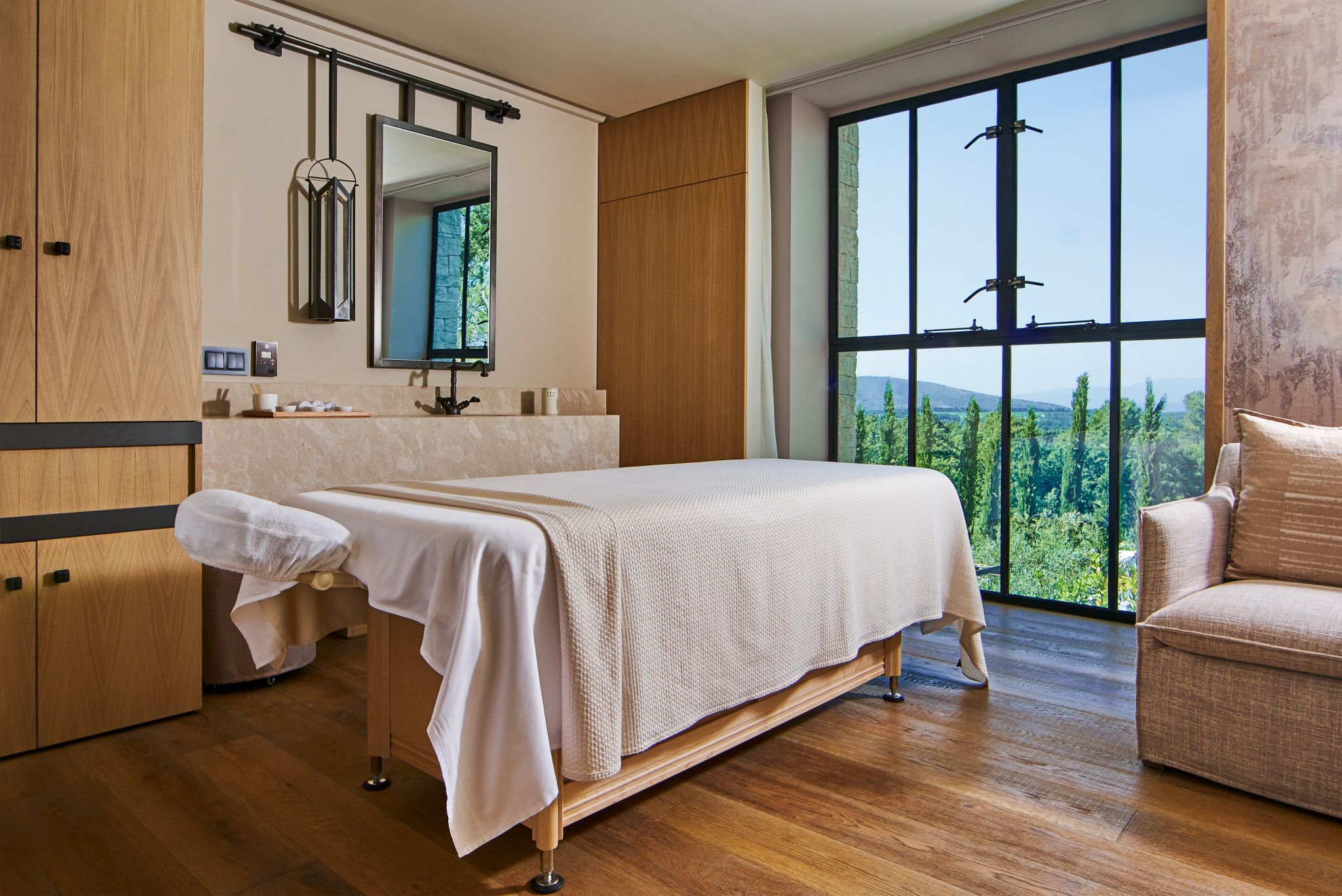 Spa Villa La Coste massagem relaxante – tratamentos de spa – sala de massagem - spa de luxo