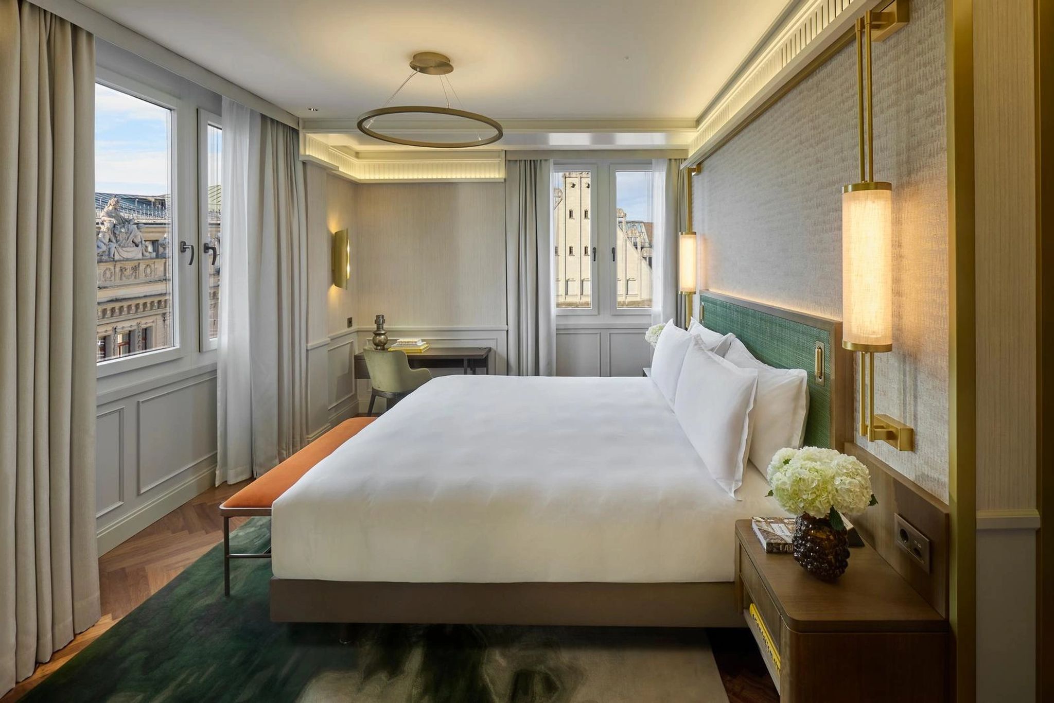 Penthouse Suite cama king size - cabeceira embutida - quarto master cobertura