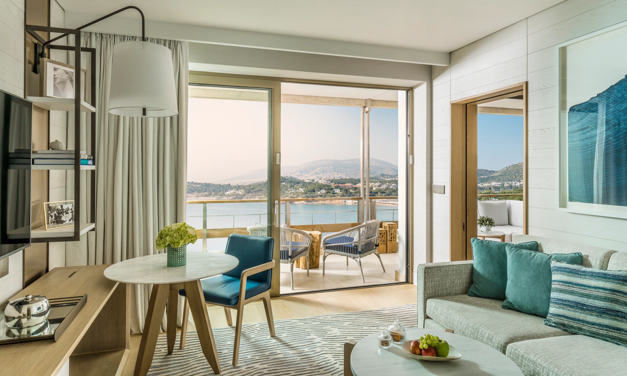 Arion Sea View Junior Suite sala de estar - suite com sala - sala moderna