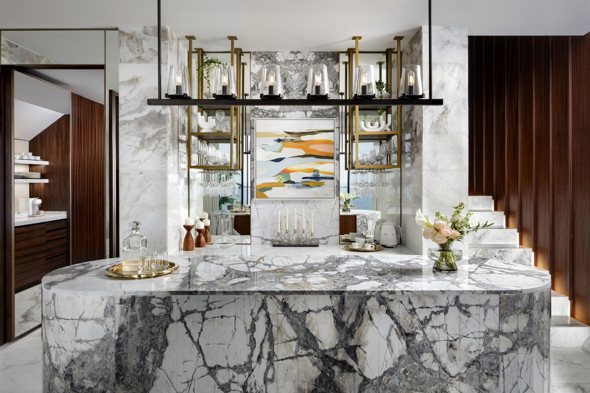 suite com bar – arte moderna – skyscape penthouse