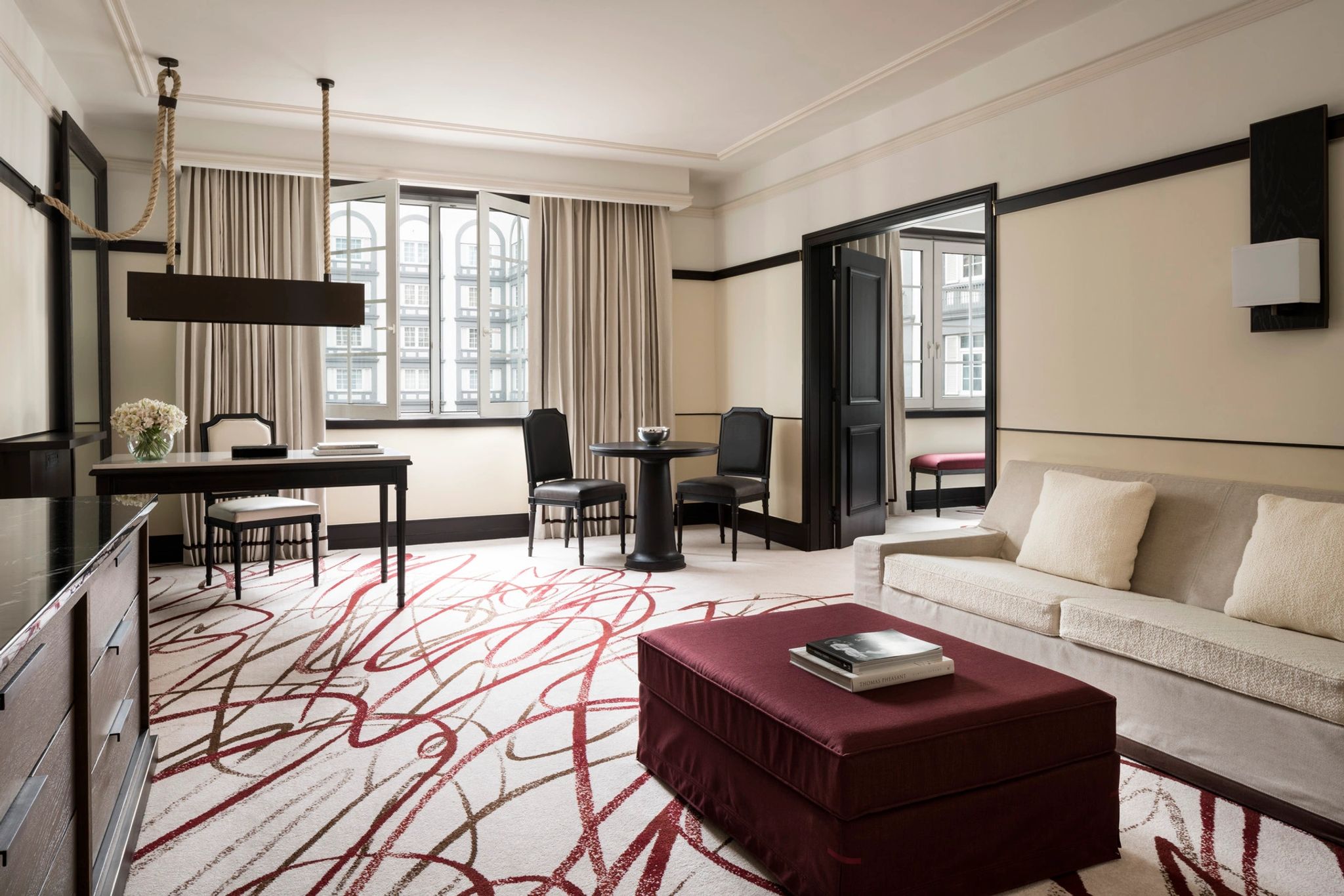 Four Seasons Executive Suite Burdeos View sala chique - suite com sala - sala de estar - suite espaçosa