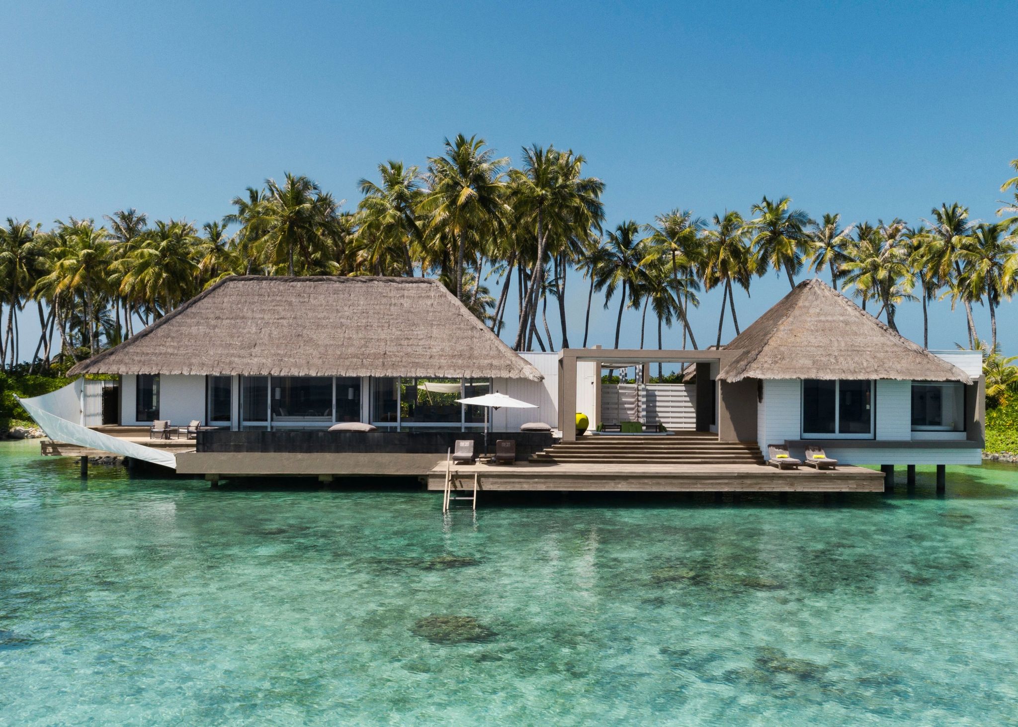 Garden Water Villa Two Bedroom refugio – arquitetura de luxo – contato com a natureza