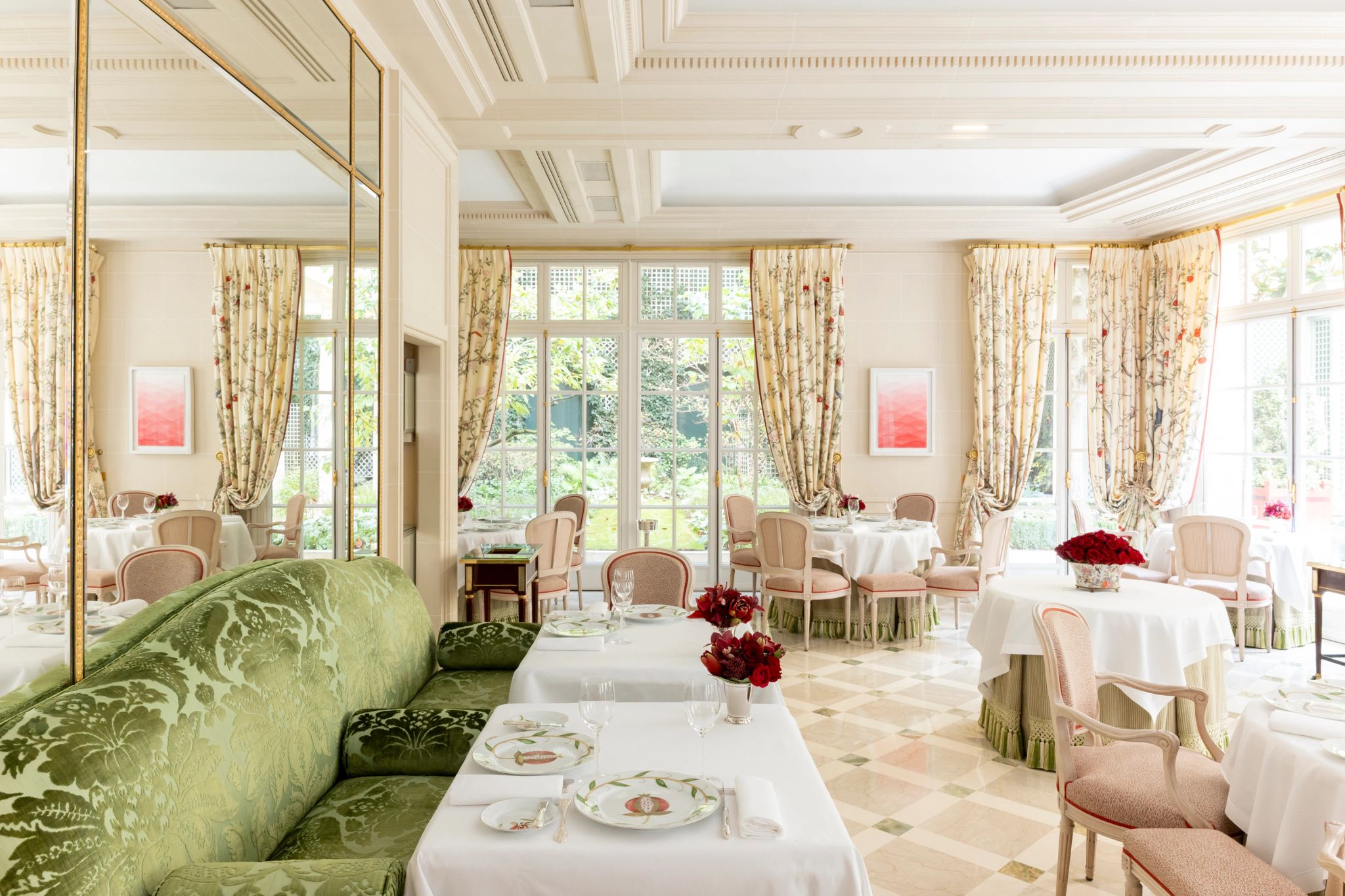 restaurante le bristol paris - almoço em paris