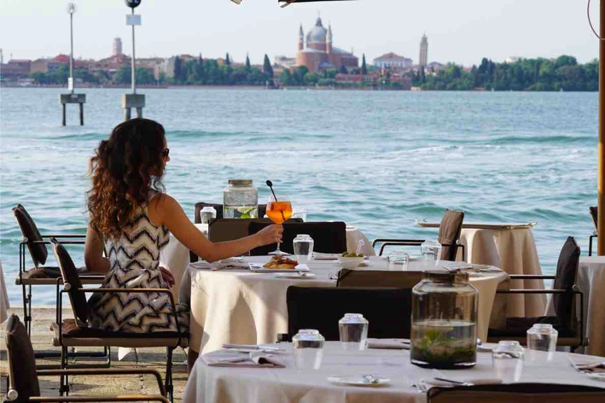 almoço frente mar - restaurante italiano - alta gastronomia