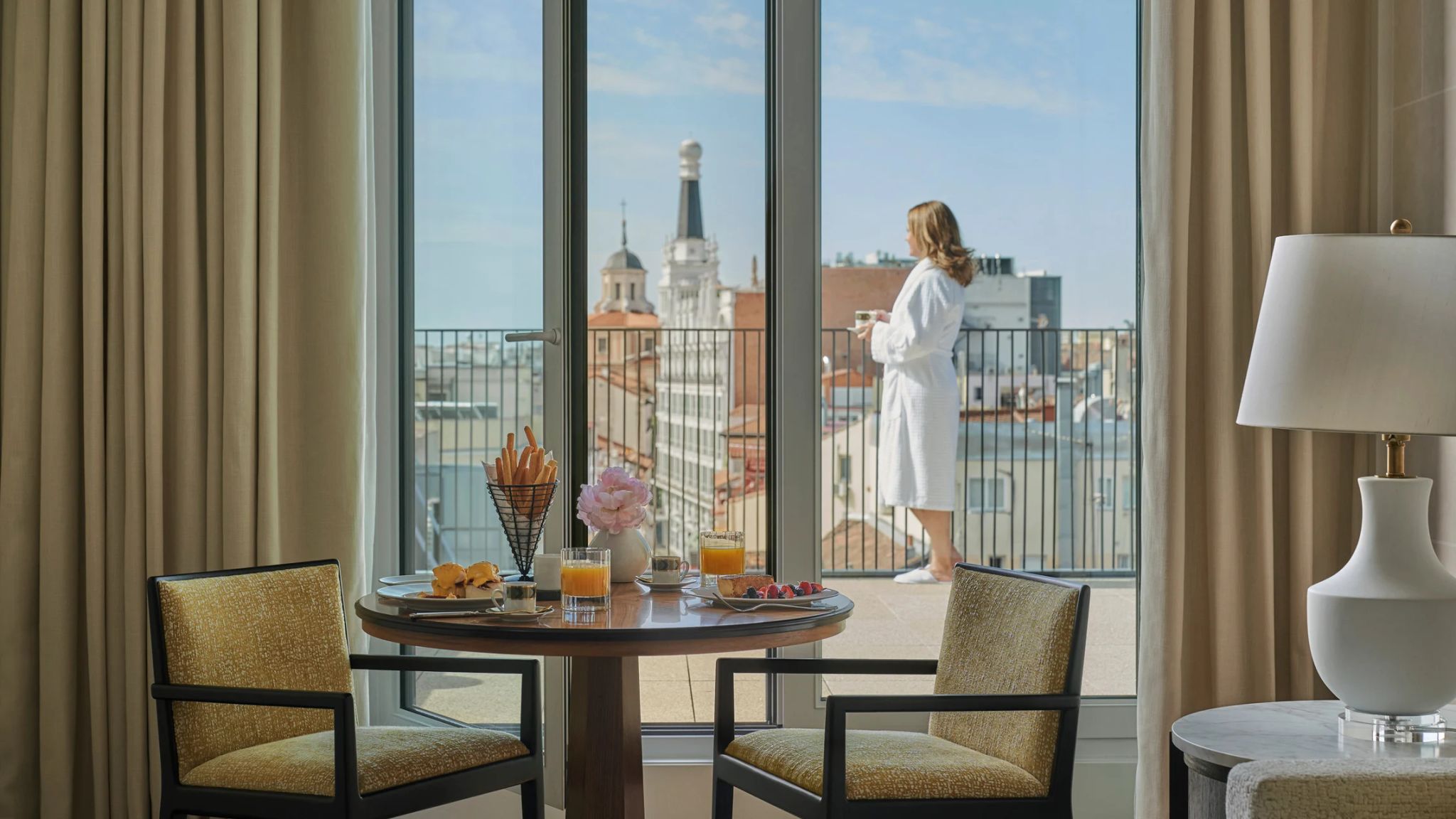 café manhã hotel – suíte com vista – room service