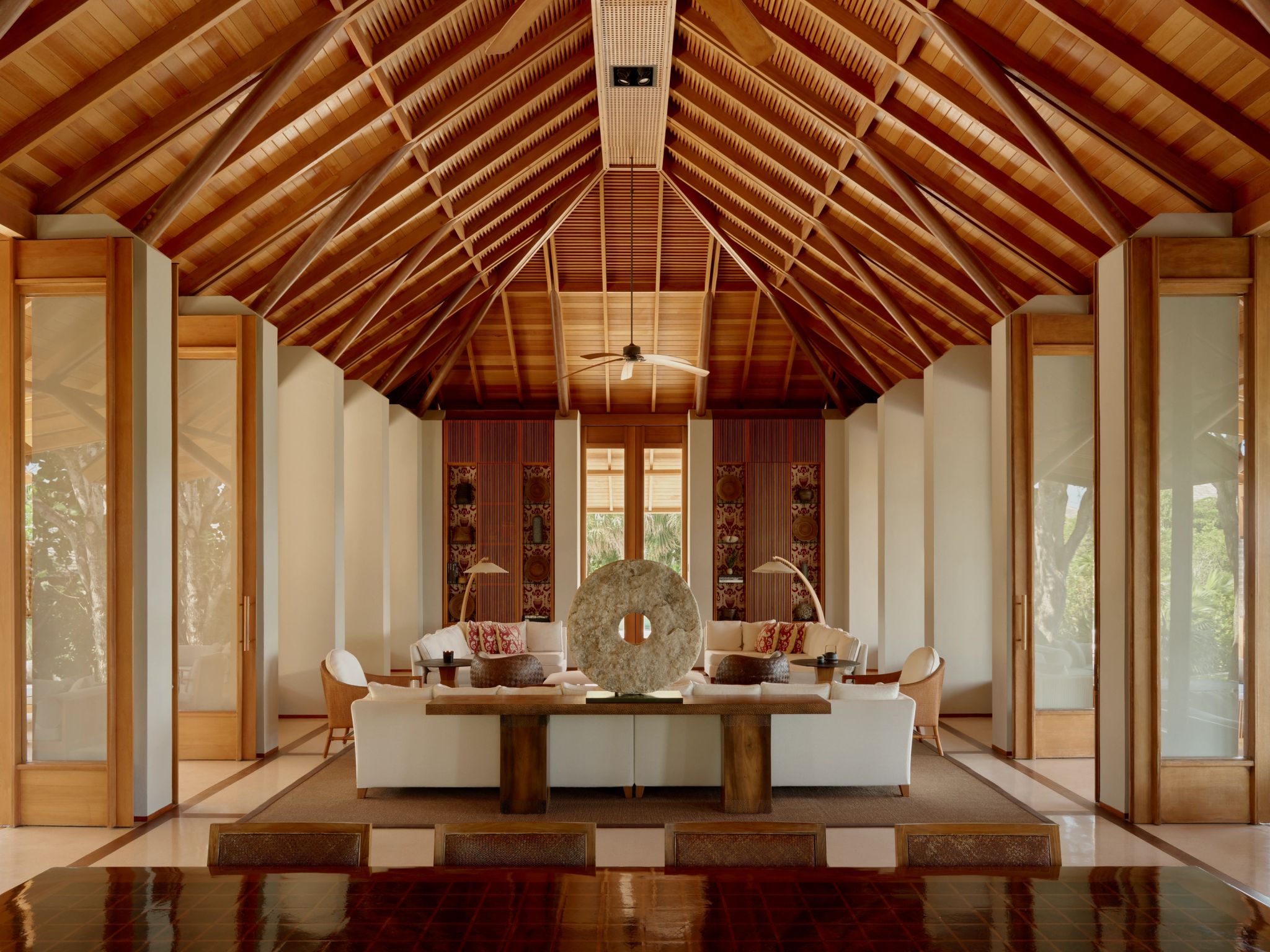 The Artists Villa vila no caribe - sala de estar