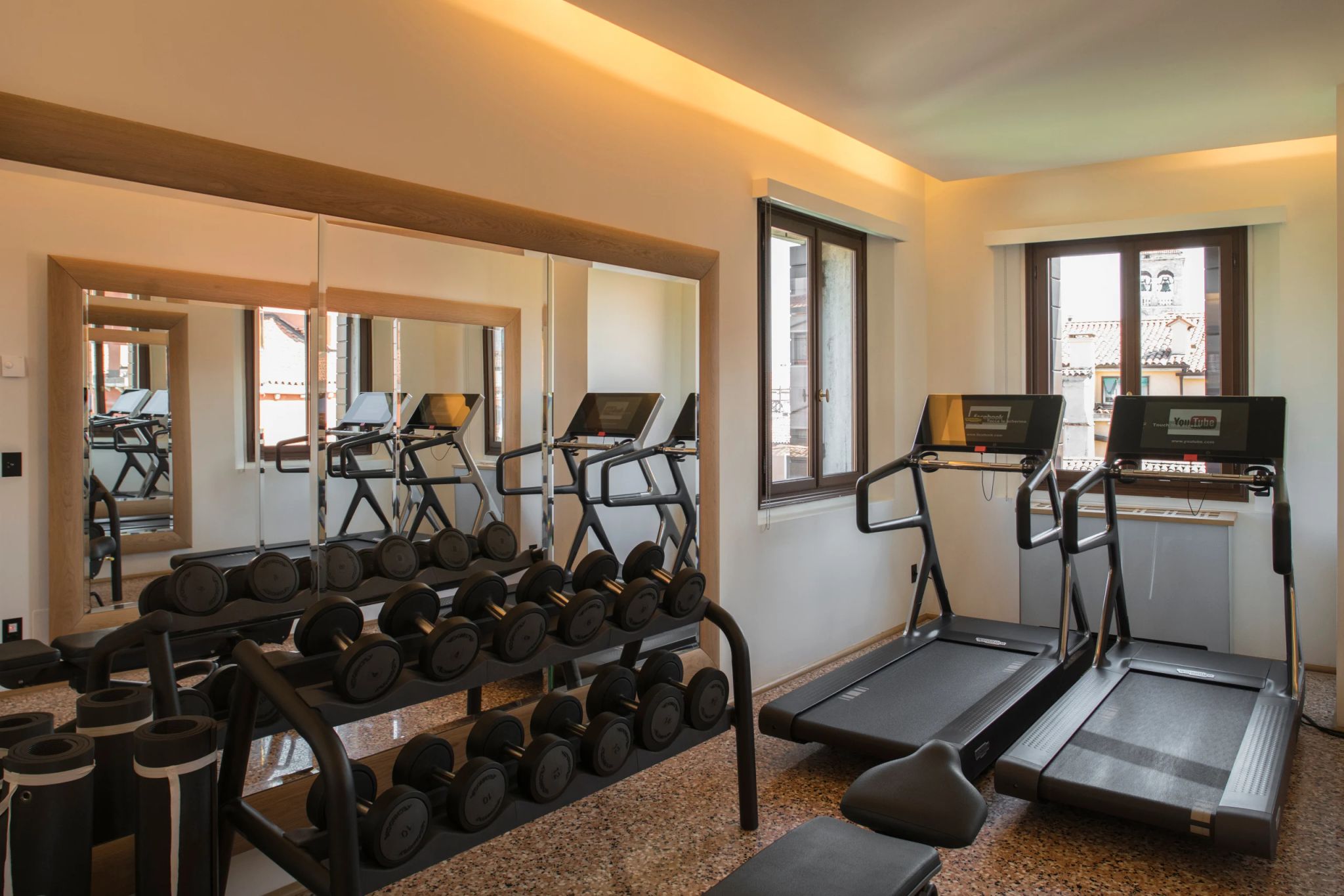 academia moderna – espaço fitness –  academia no rooftop – academia veneza