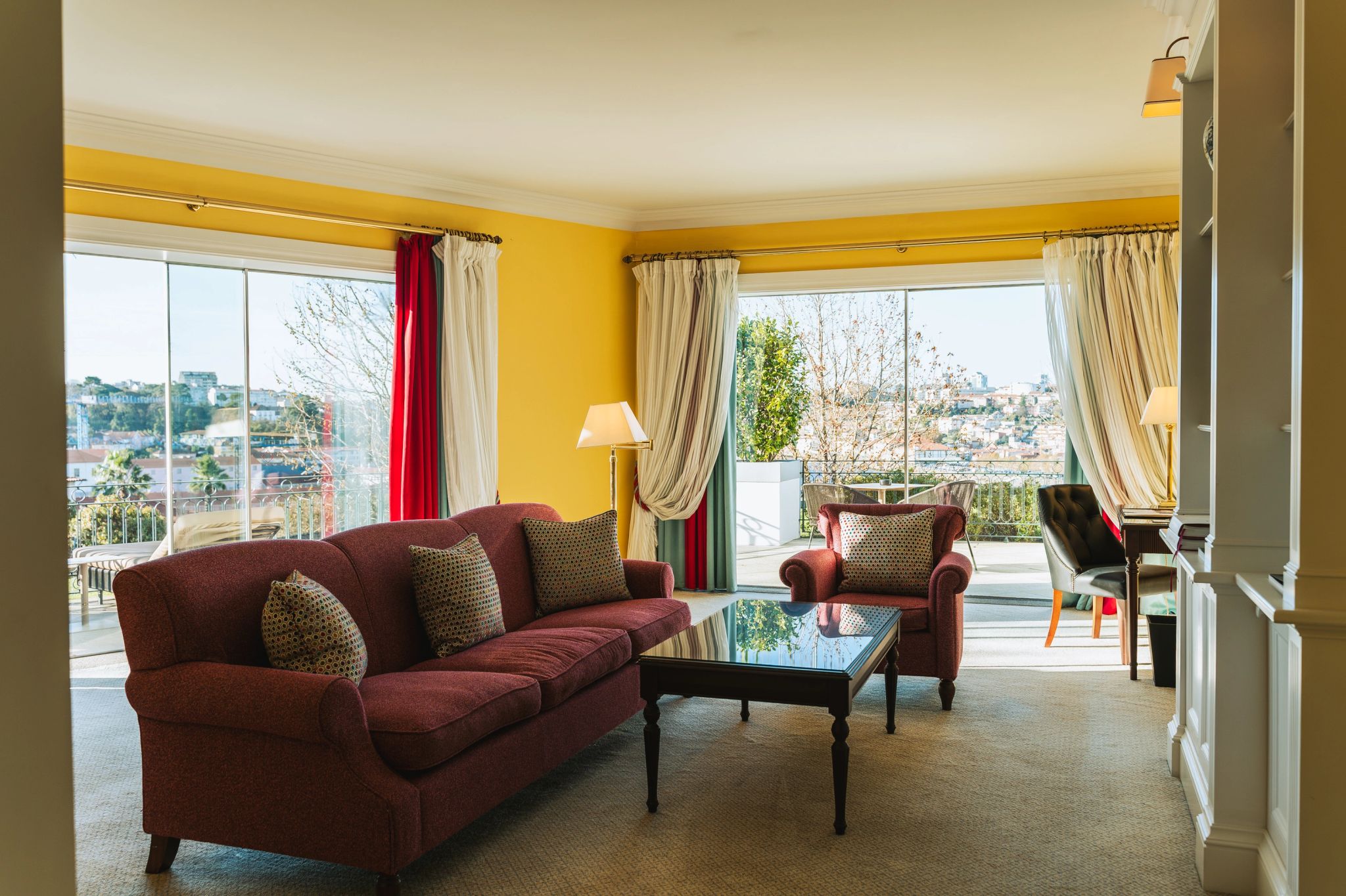 sala de estar - suite com sala - vista panoramica porto