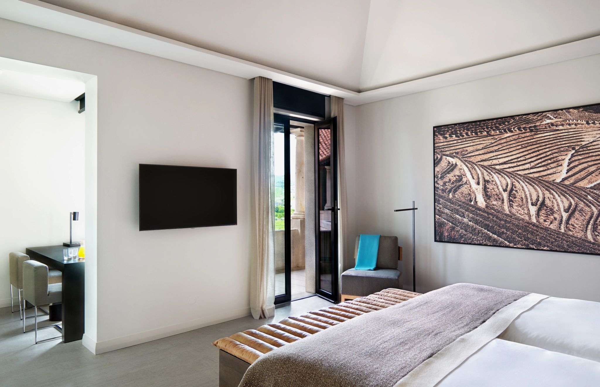 Quinta Deluxe quarto de hotel - decoracao moderna - cama confortavel