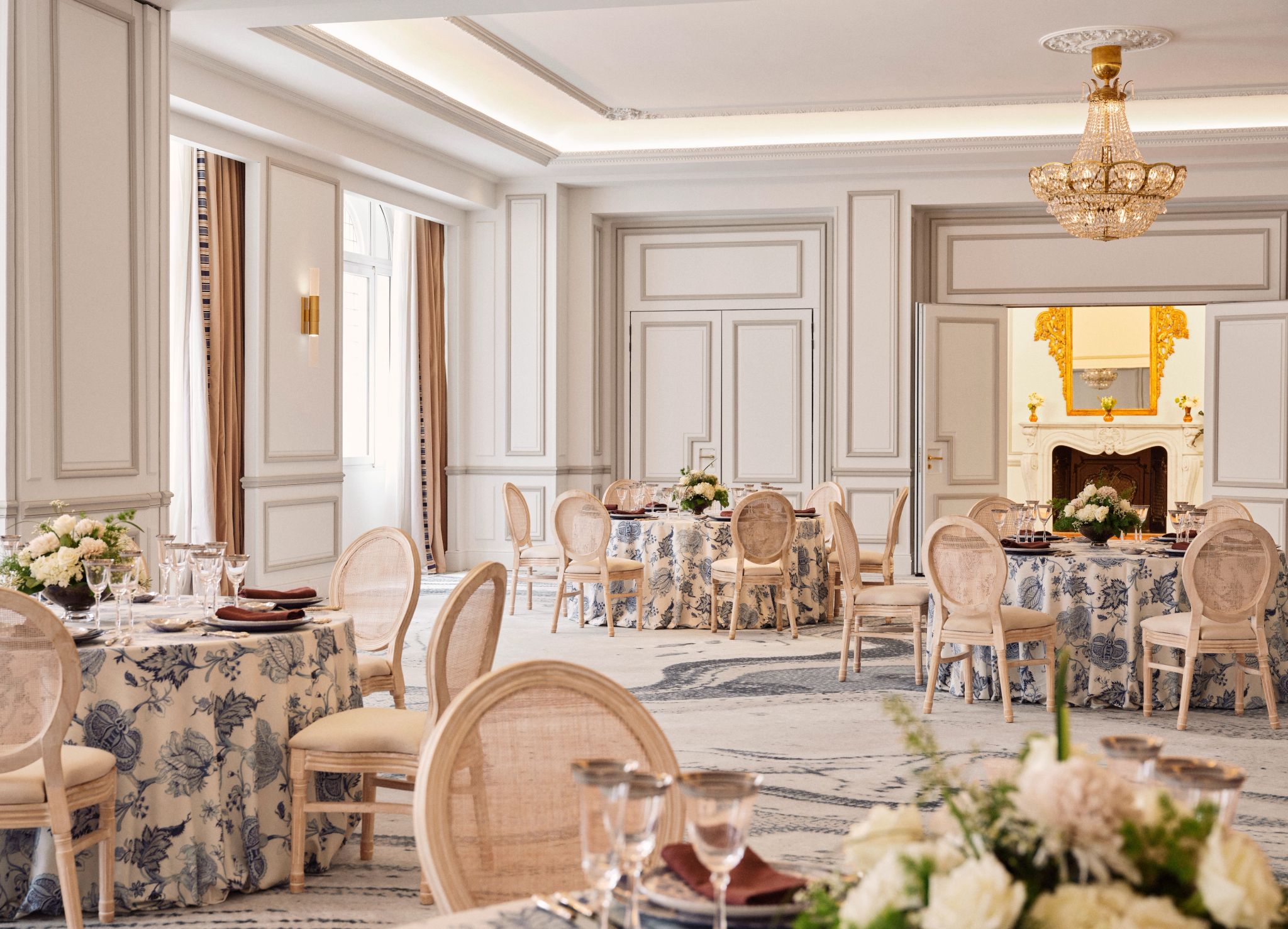 The Palace, a Luxury Collection Hotel, Madrid salão de festas - arquitetura palaciana - hotel palacio