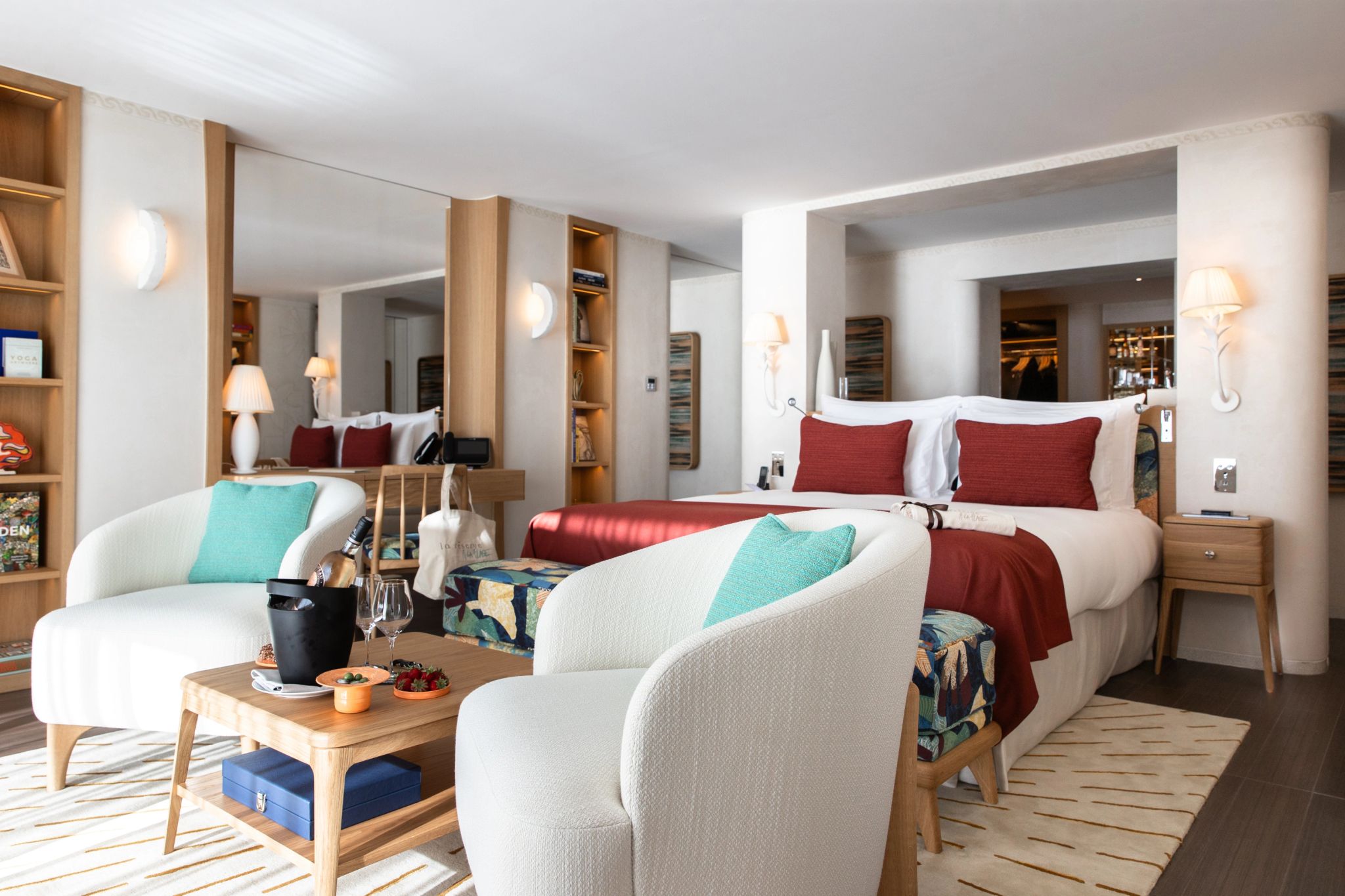 Deluxe Junior Suite Sea View Terrace suite grande – suite casal - decoraçao suite - suite moderna