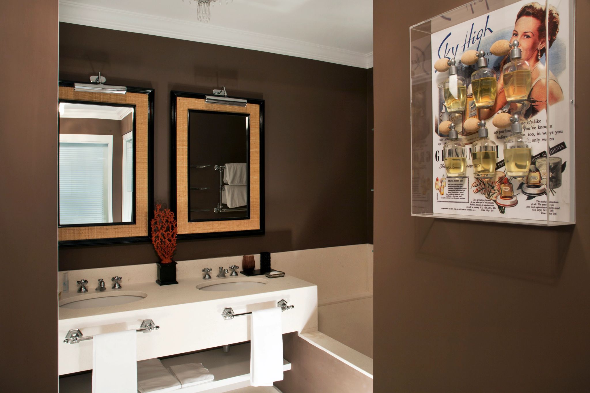 Capri Suite Sea View banheiro de luxo - pia dupla – banho premium