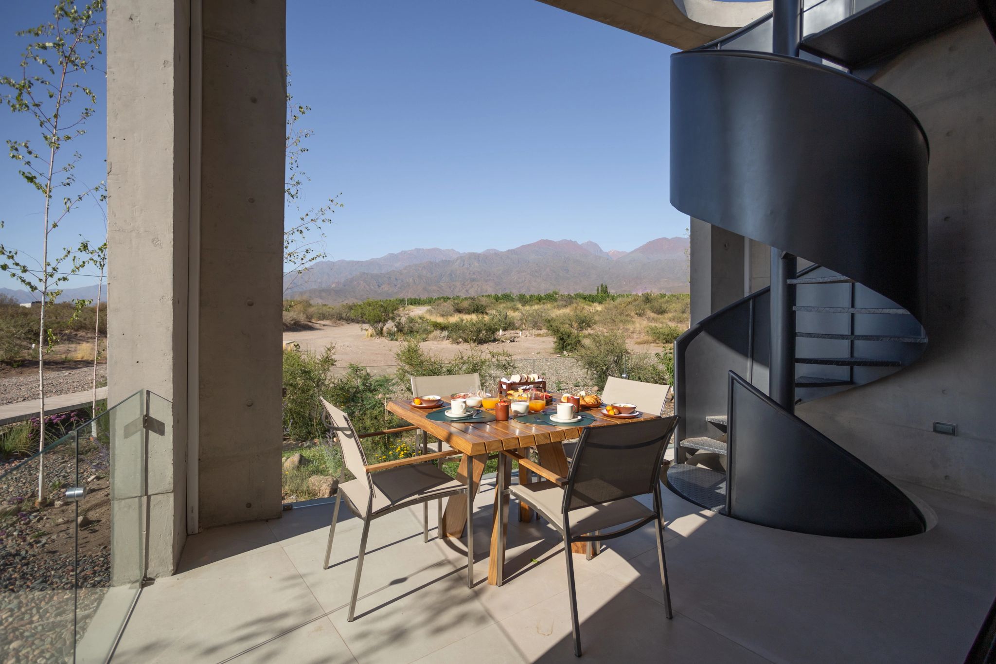 Casa Paucho vila exclusiva - vista panoramica - cafe da manha