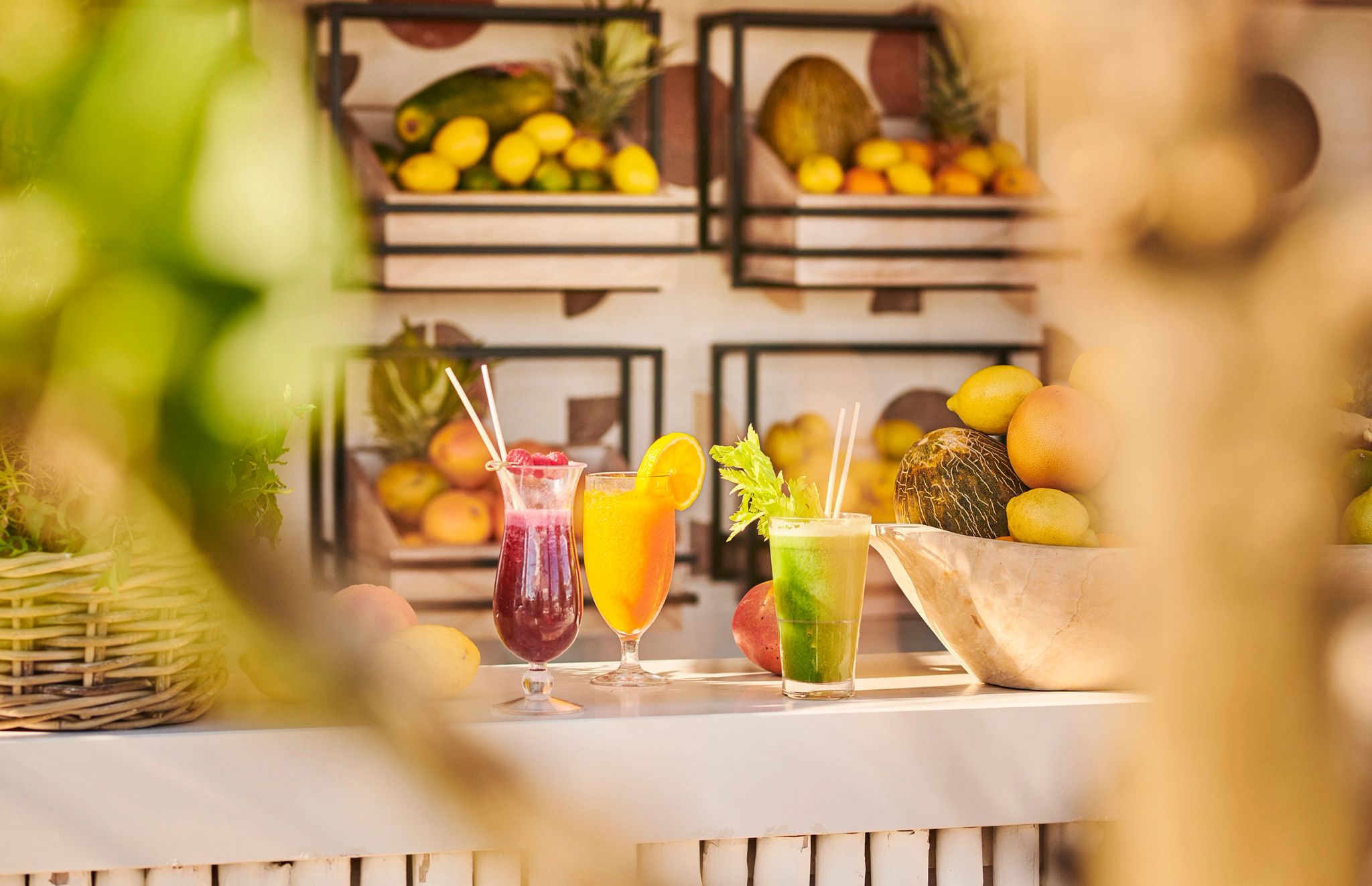 bebidas premium - suco de frutas - bar beira mar