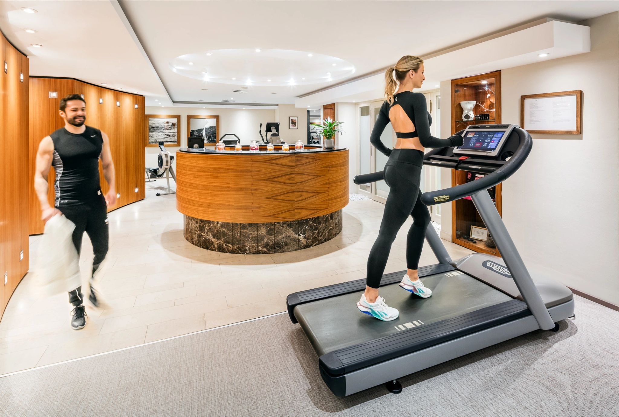 Academia do hotel academia de luxo – academia - espaço fitness