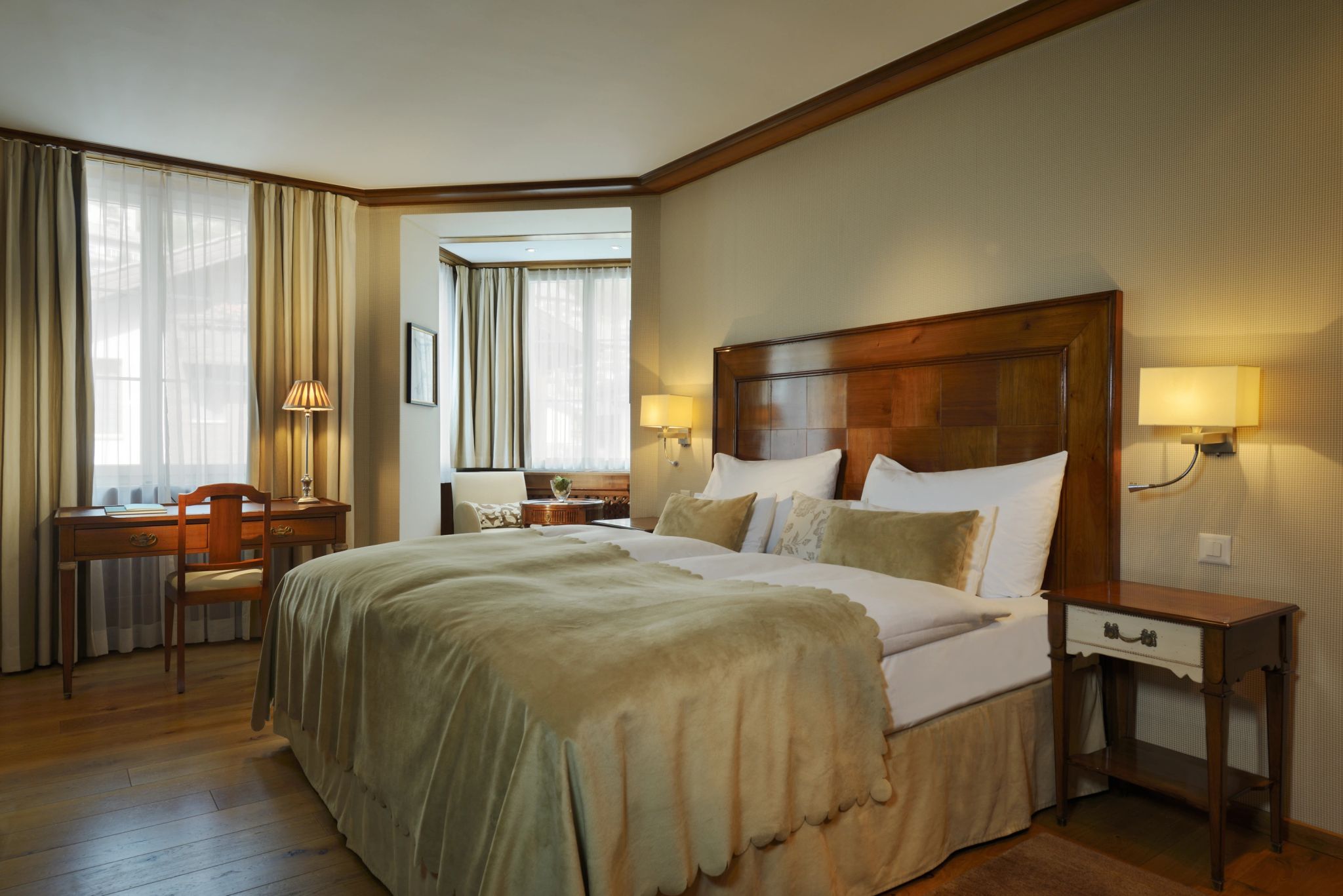 Alpine Superior suite premium- decoracao de luxo - cama de casal