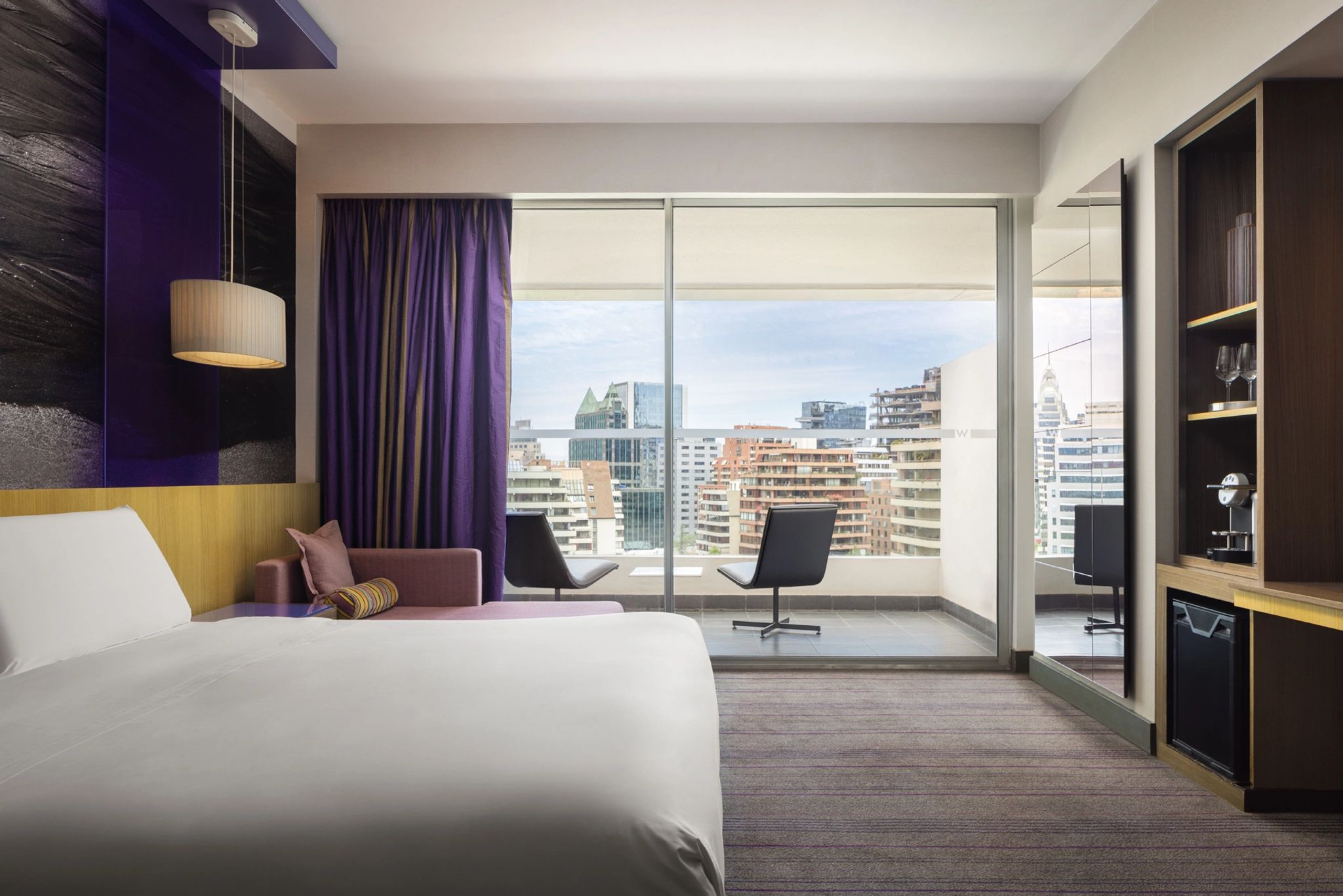 Spectacular King quarto com varanda – quarto de luxo – cama casal