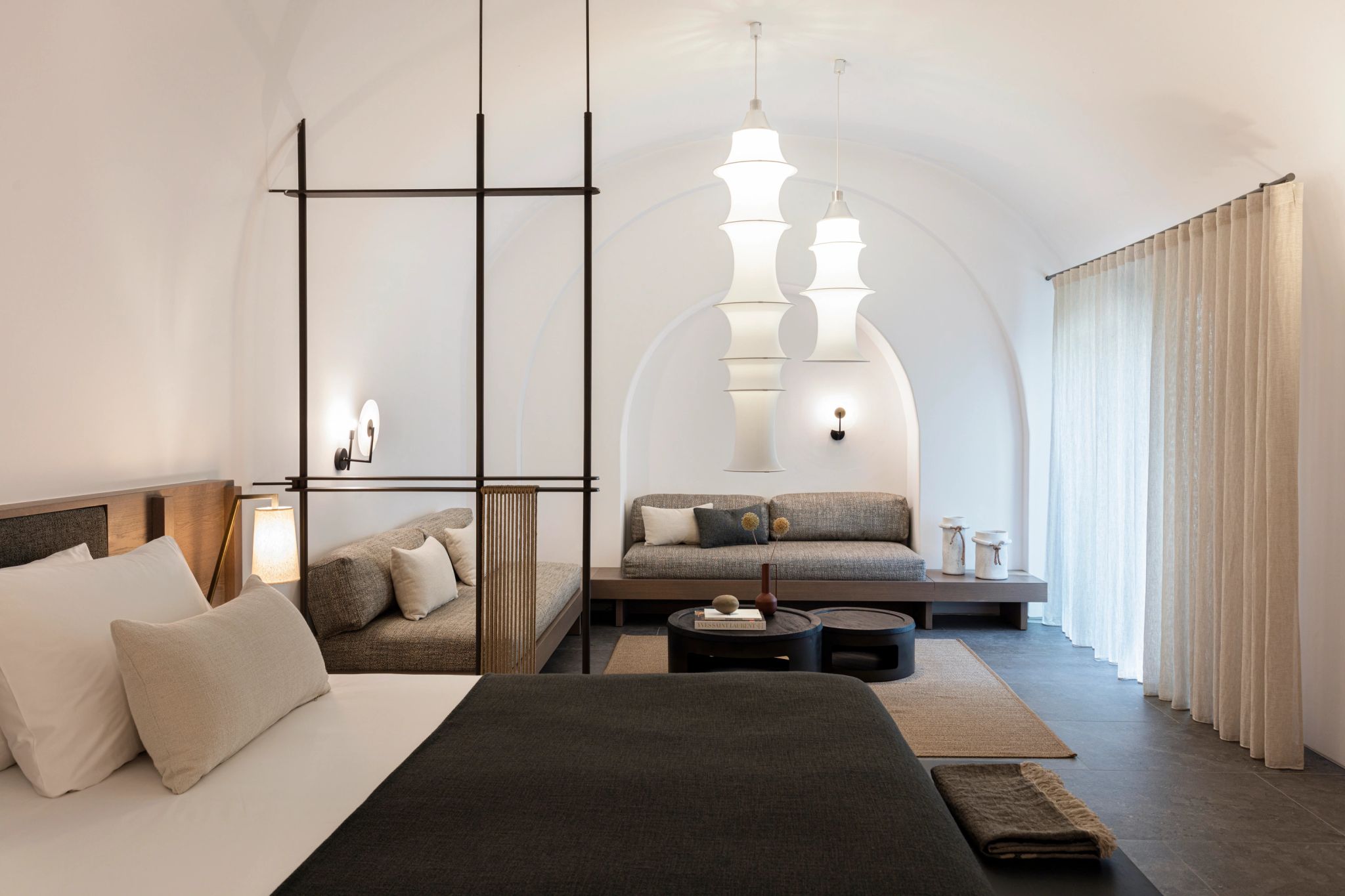 vila premium - cama king-size - sala de estar