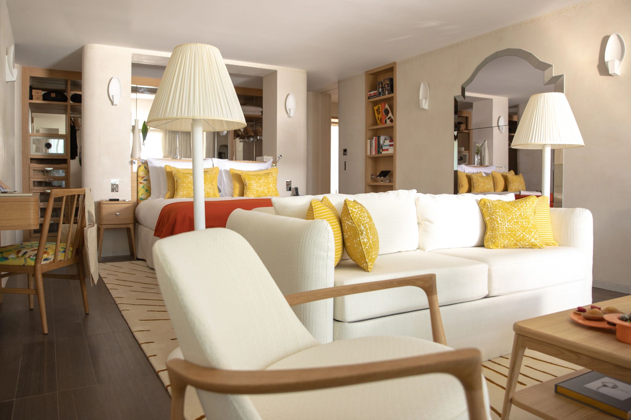 Deluxe Junior Suite Sea View Garden suite com sala - decoraçao chique – suite ampla