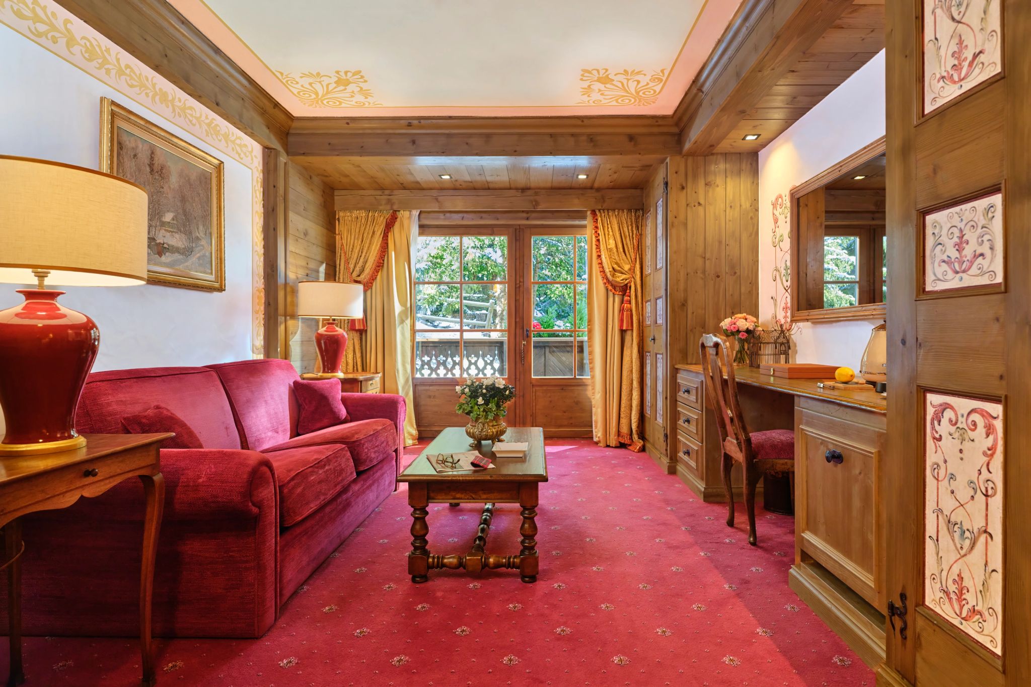 Junior Suite sala da suite - sofa de luxo - moveis nobres