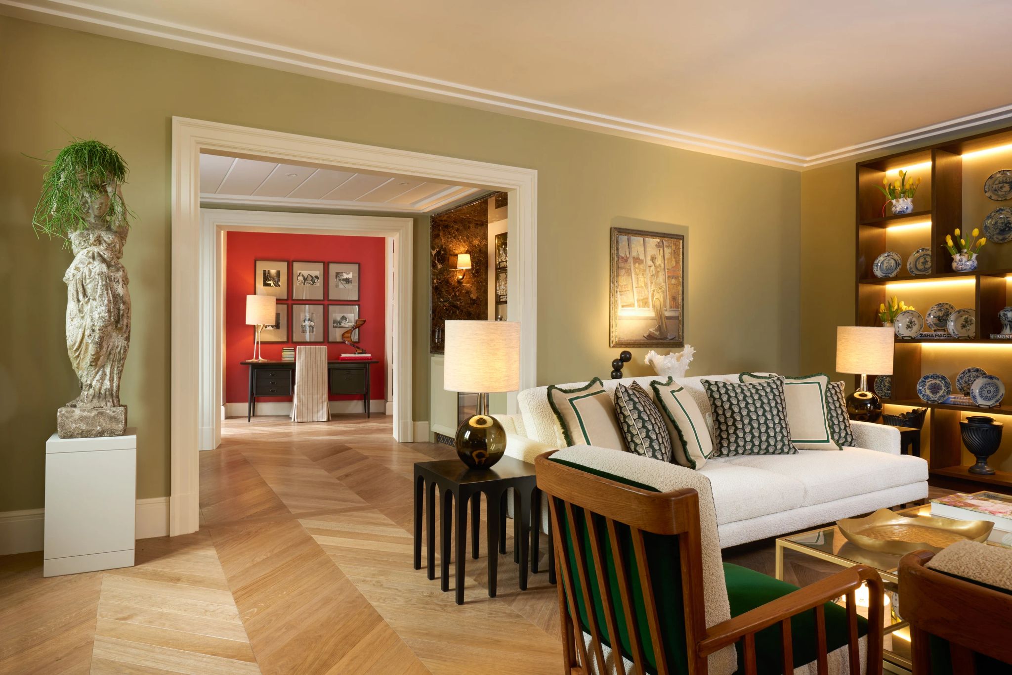 Nijinsky Suite esculturas classicas - esculturas em porcelana - sala de estar de luxo