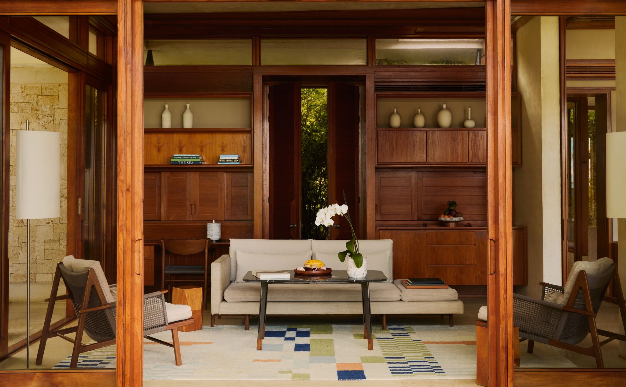 sala de estar - deccoraçao rustica - suite com sala - suite na montanha