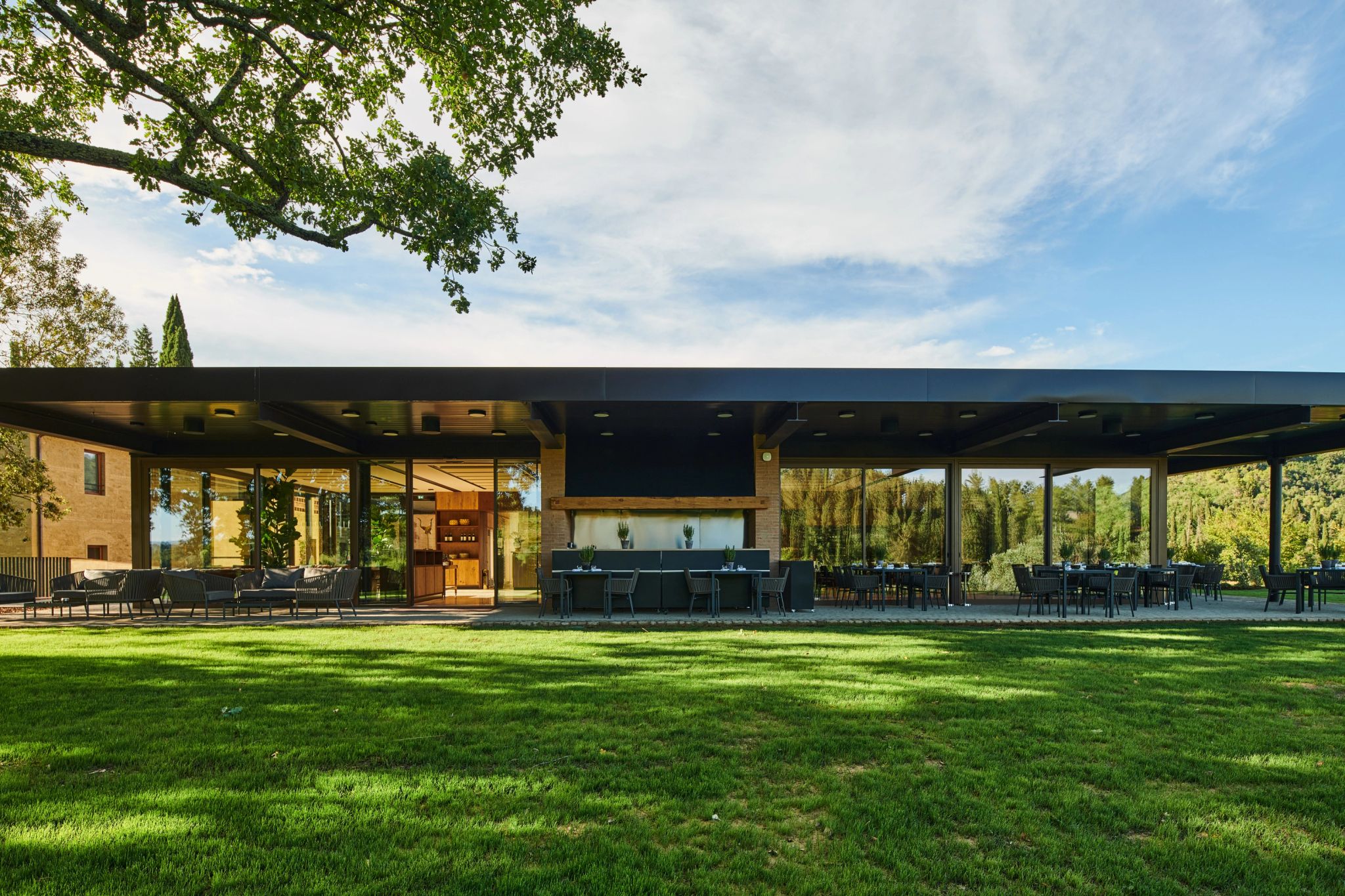 restaurante no campo – restaurantes na toscana - natureza - alta gastronomia