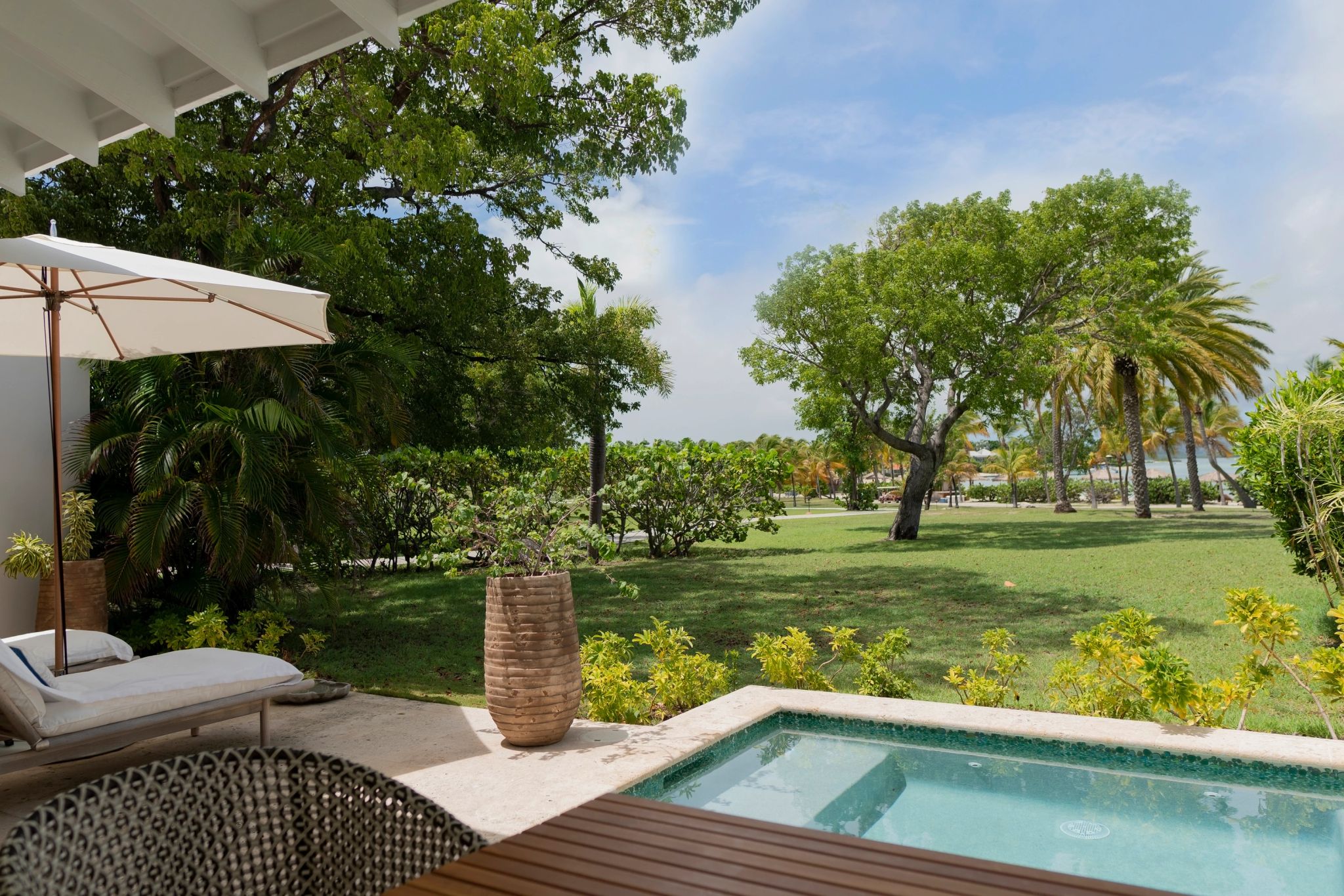 Beachside Suite Plunge Pool terraço privativo - suite com piscina - piscina ao ar livre - piscina privativa